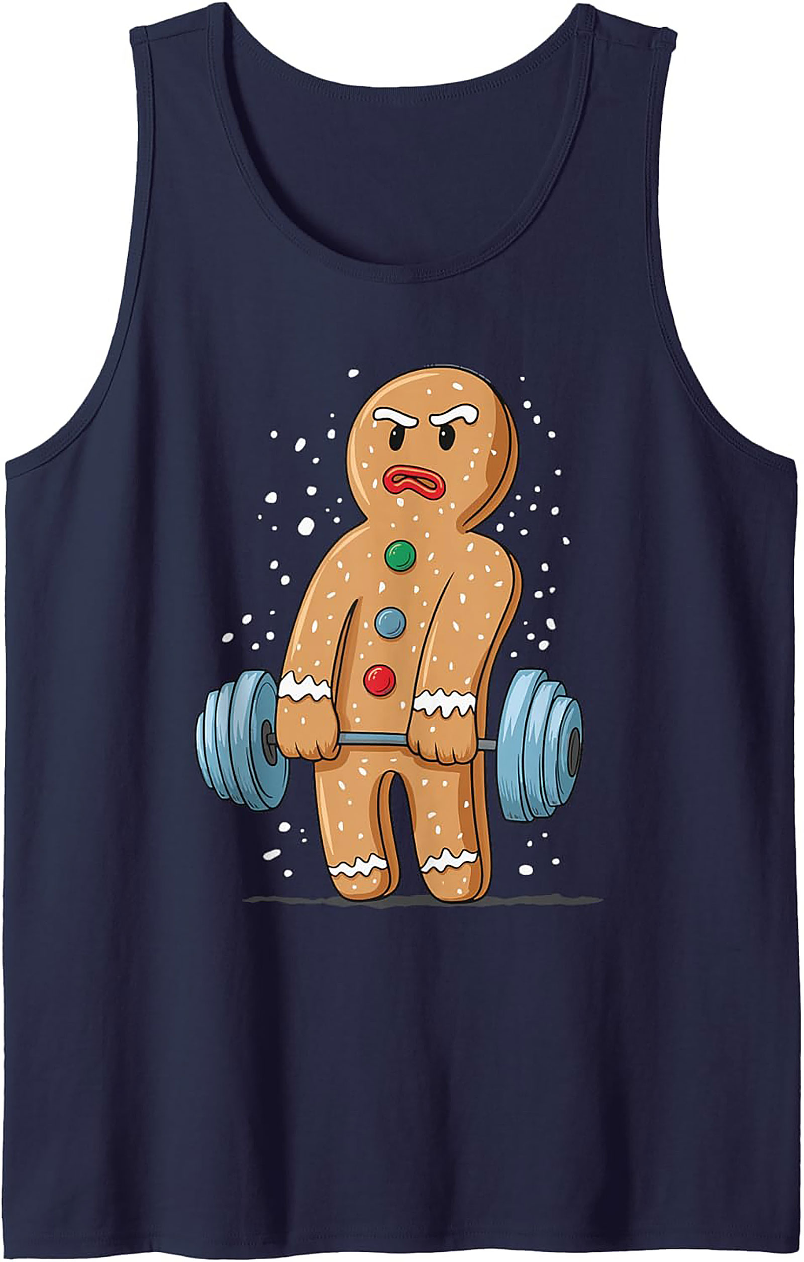 Funny Gym Gingerbread Tank Top