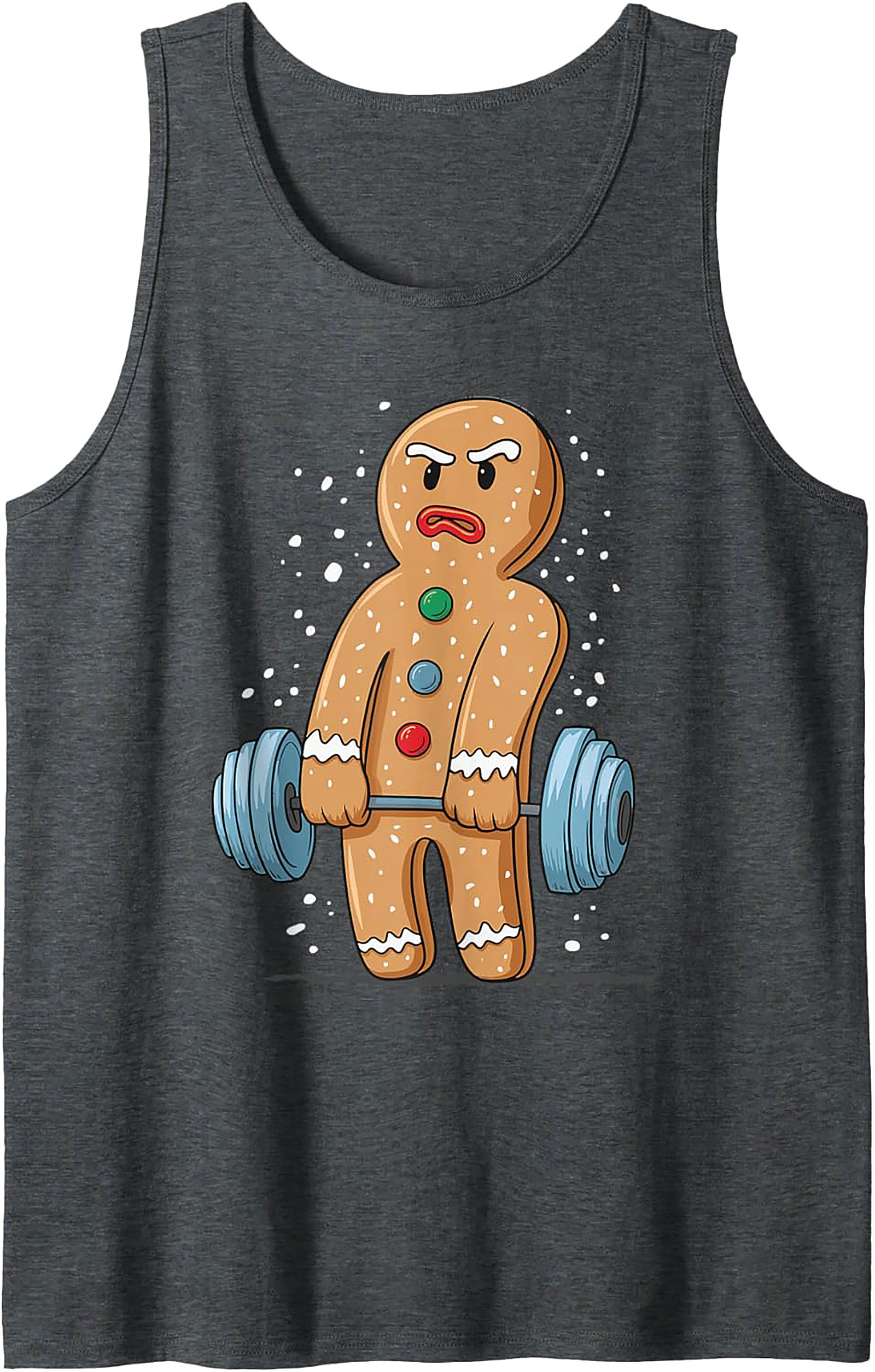 Funny Gym Gingerbread Tank Top