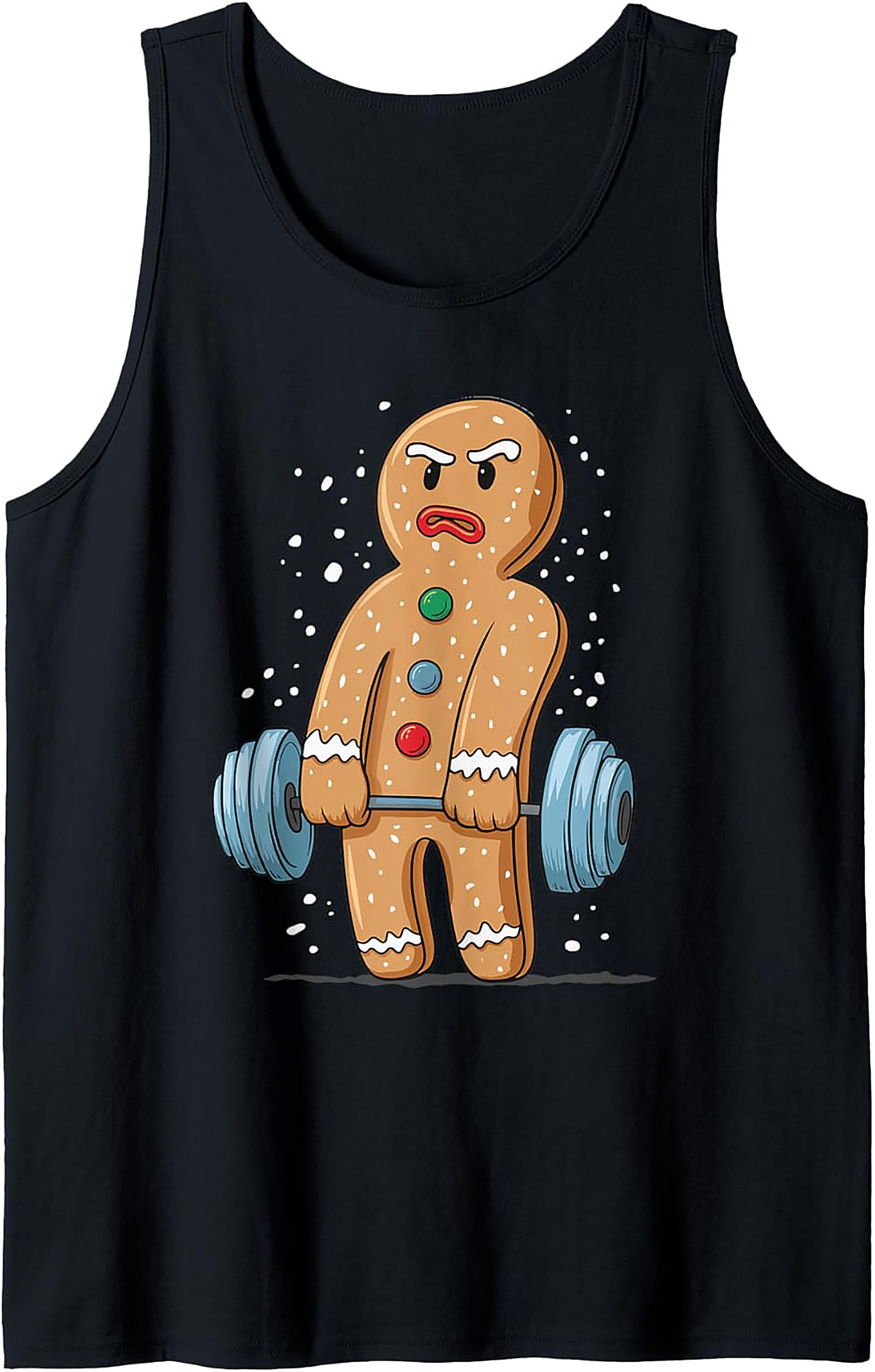Funny Gym Gingerbread Tank Top