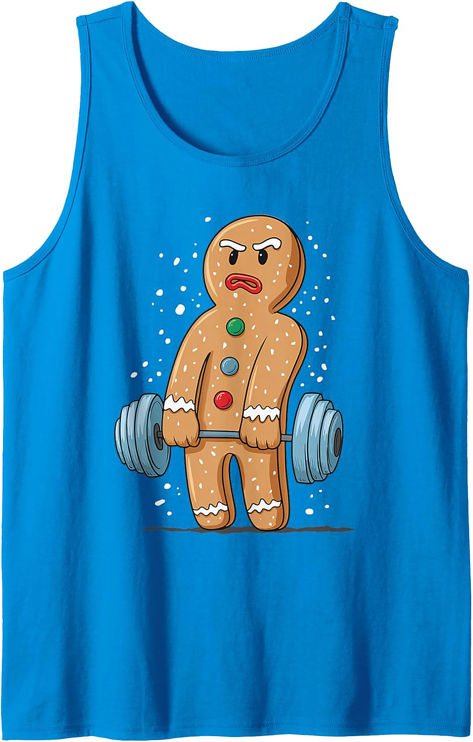 Funny Gym Gingerbread Tank Top