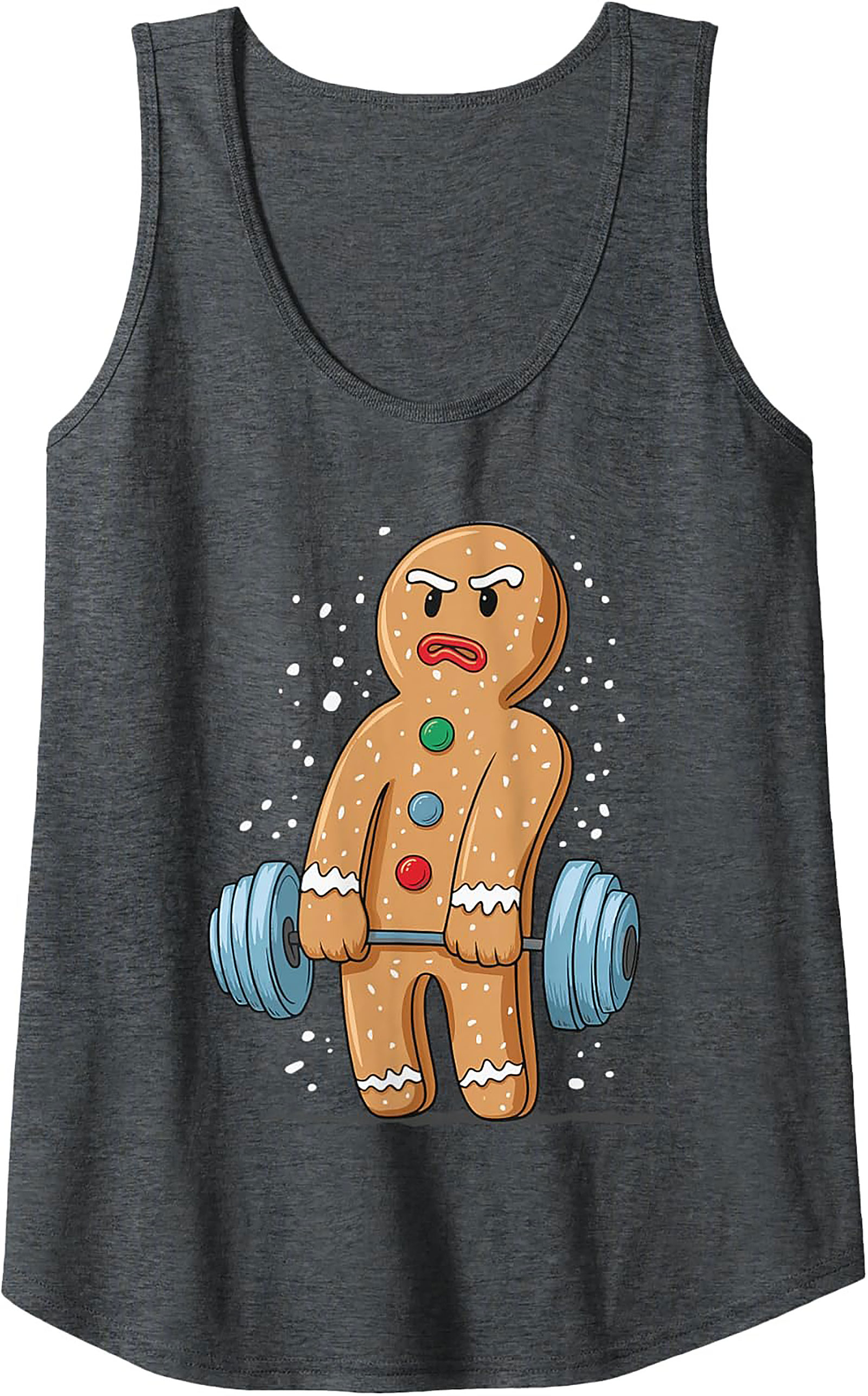 Funny Gym Gingerbread Tank Top