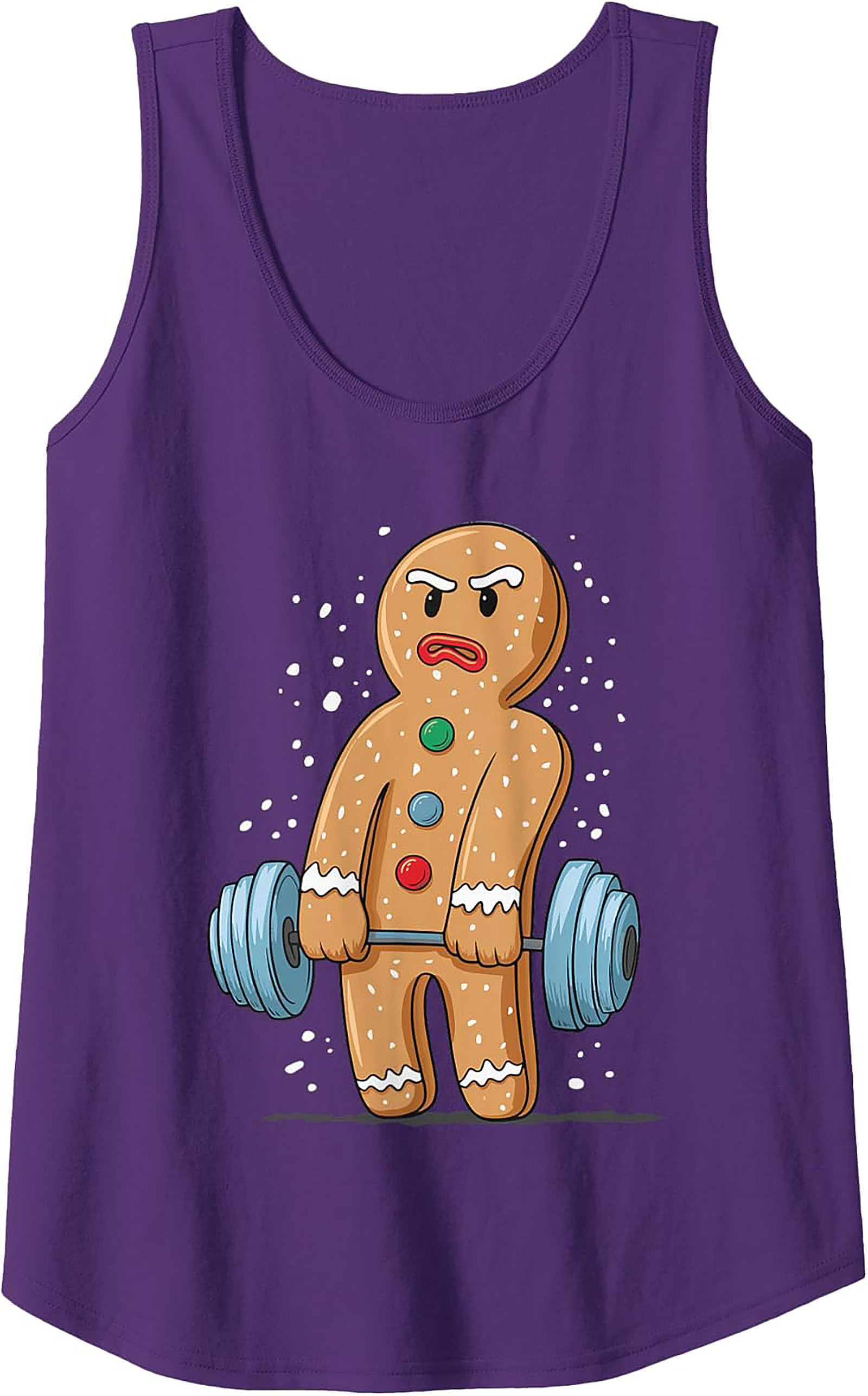 Funny Gym Gingerbread Tank Top