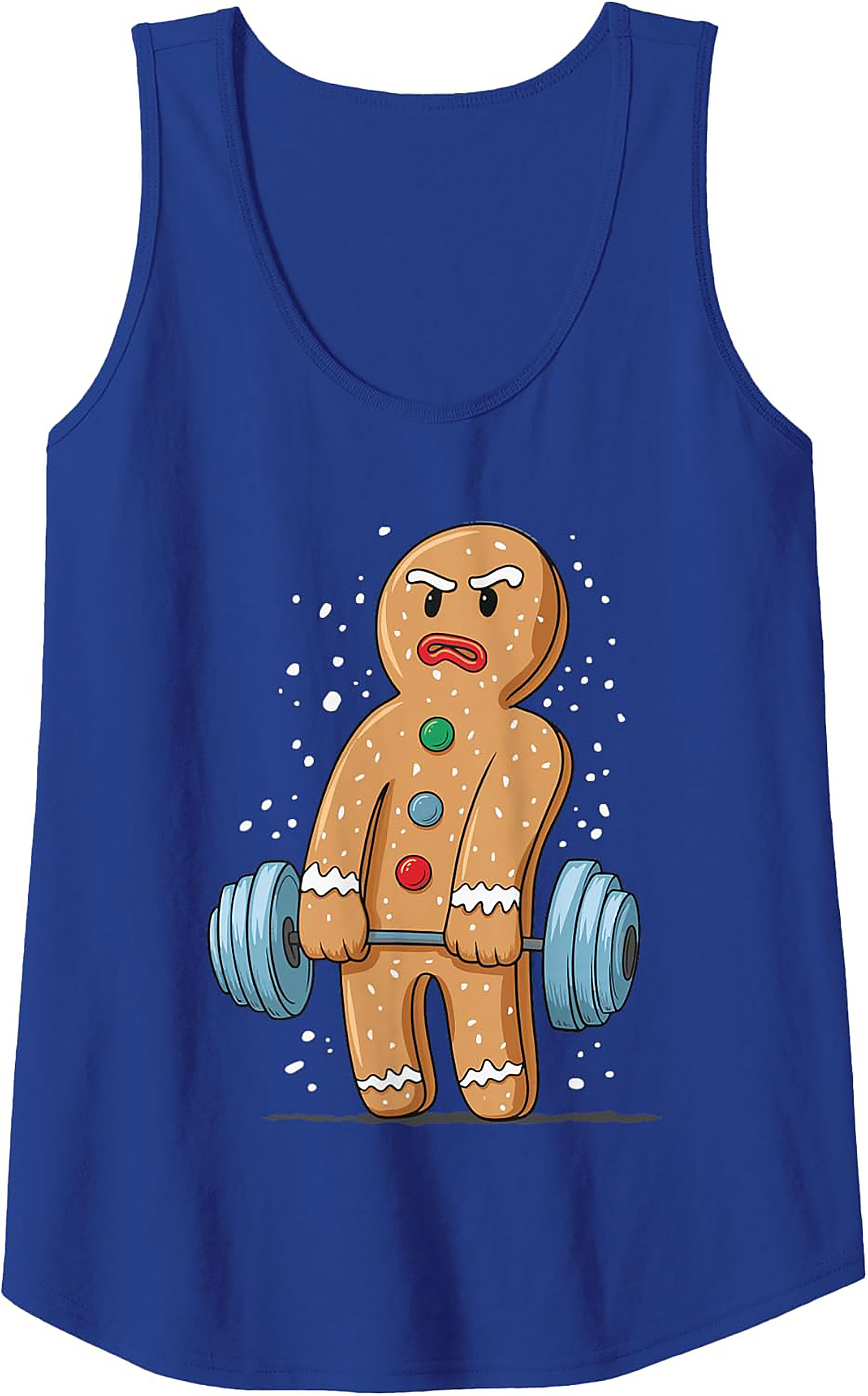 Funny Gym Gingerbread Tank Top