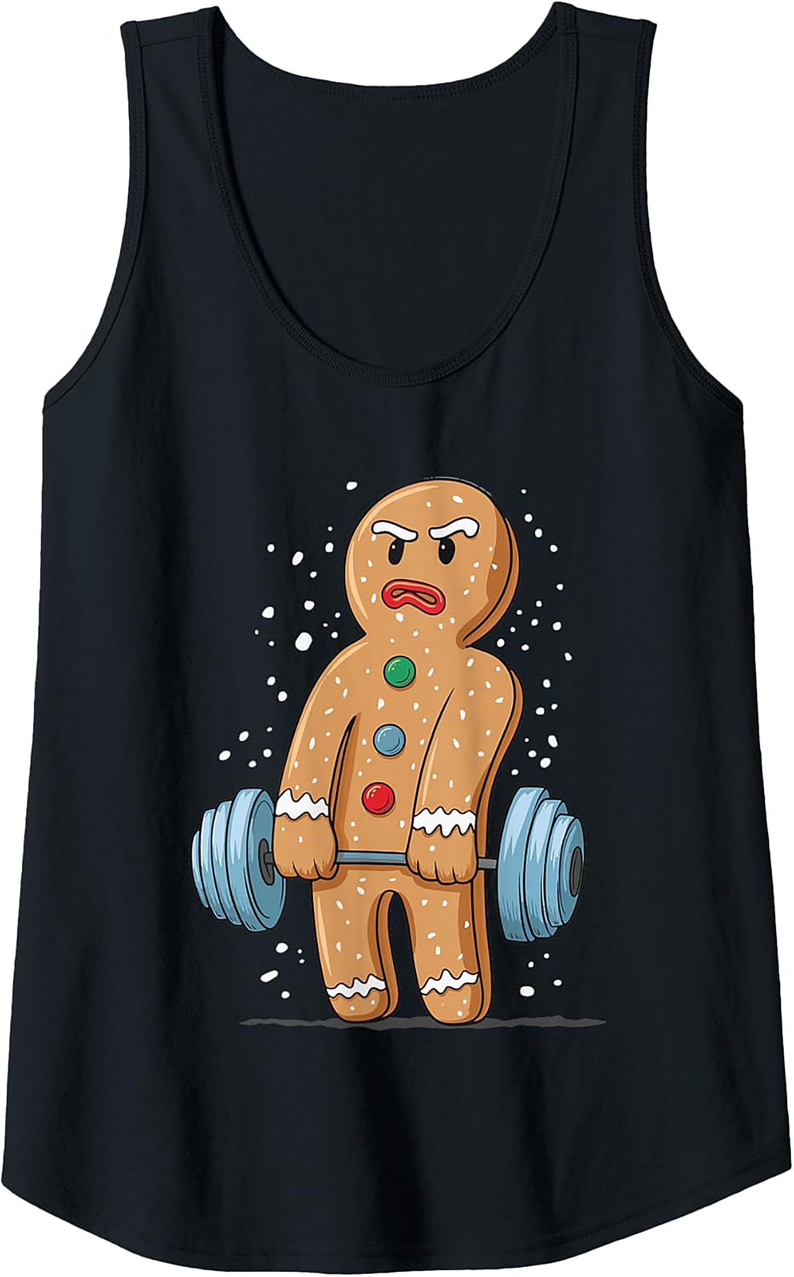 Funny Gym Gingerbread Tank Top