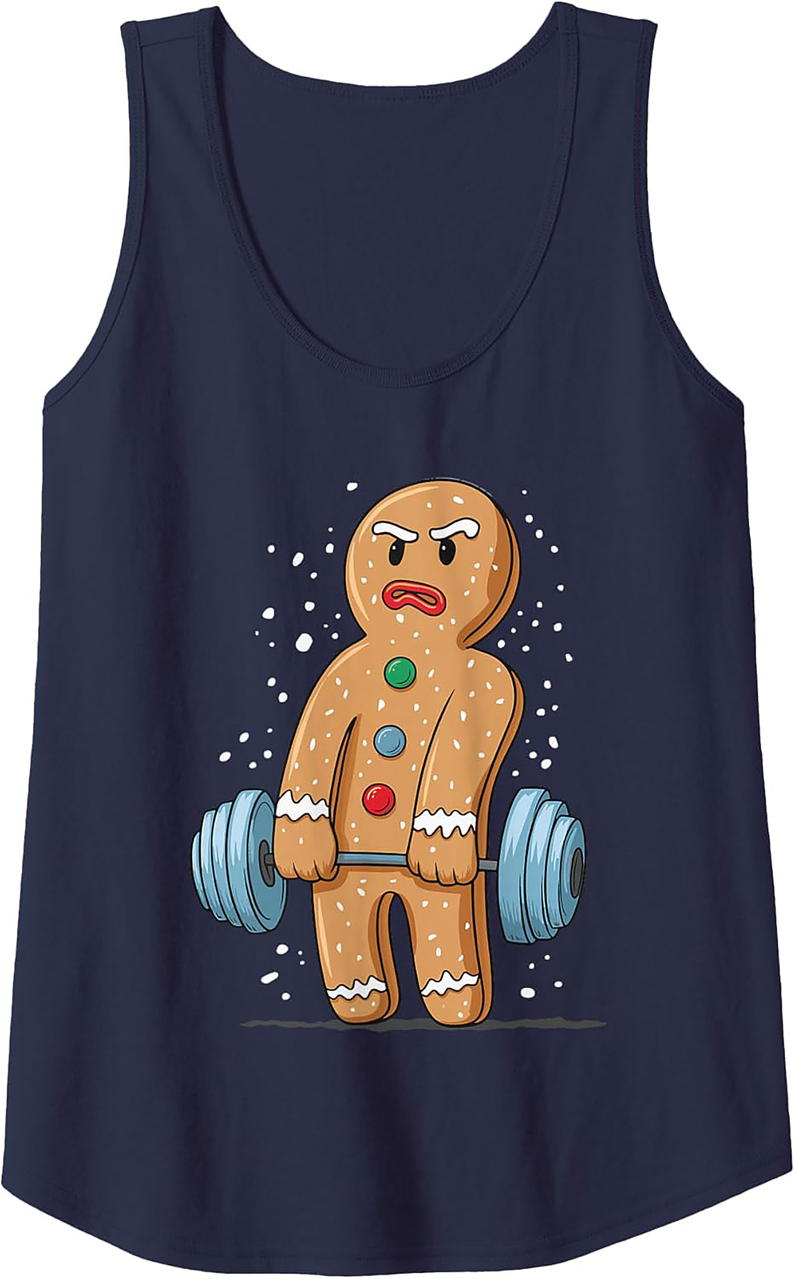 Funny Gym Gingerbread Tank Top