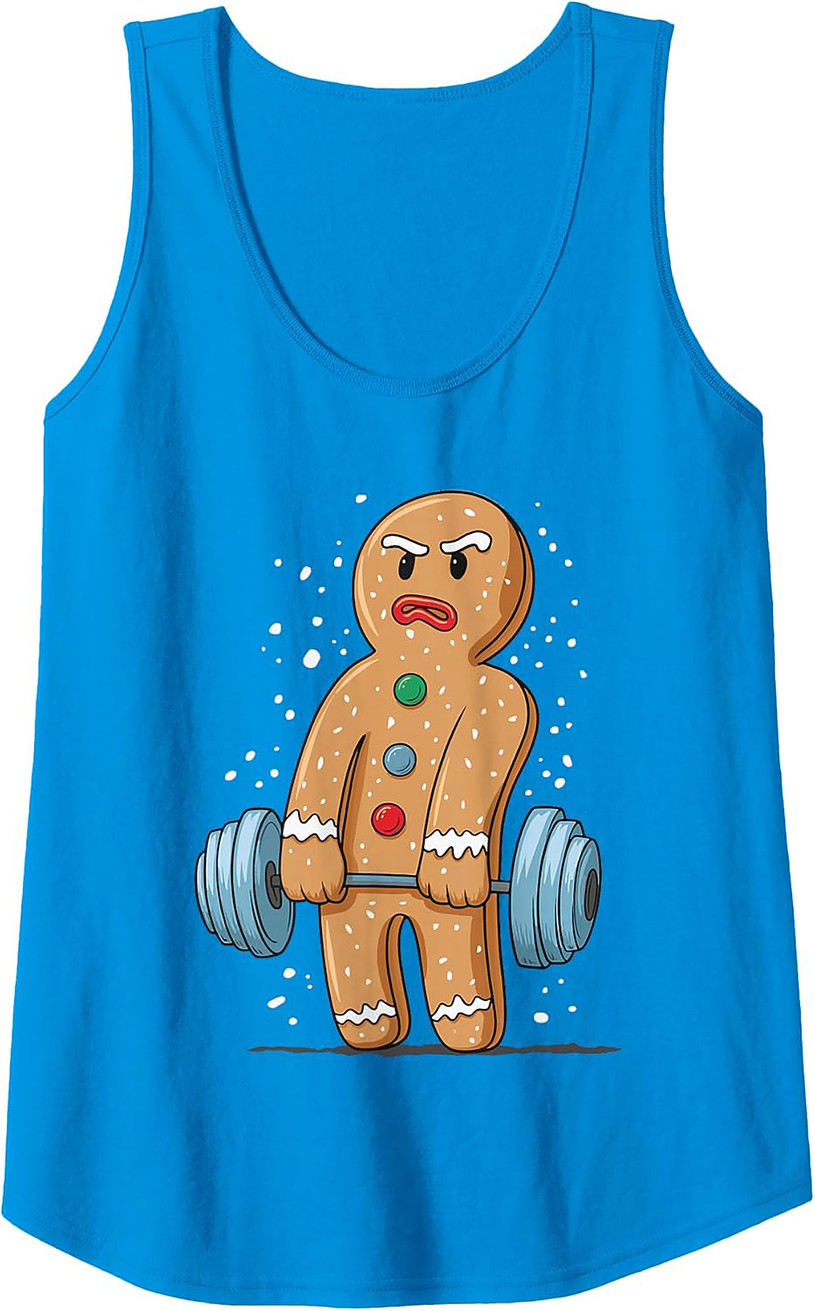 Funny Gym Gingerbread Tank Top