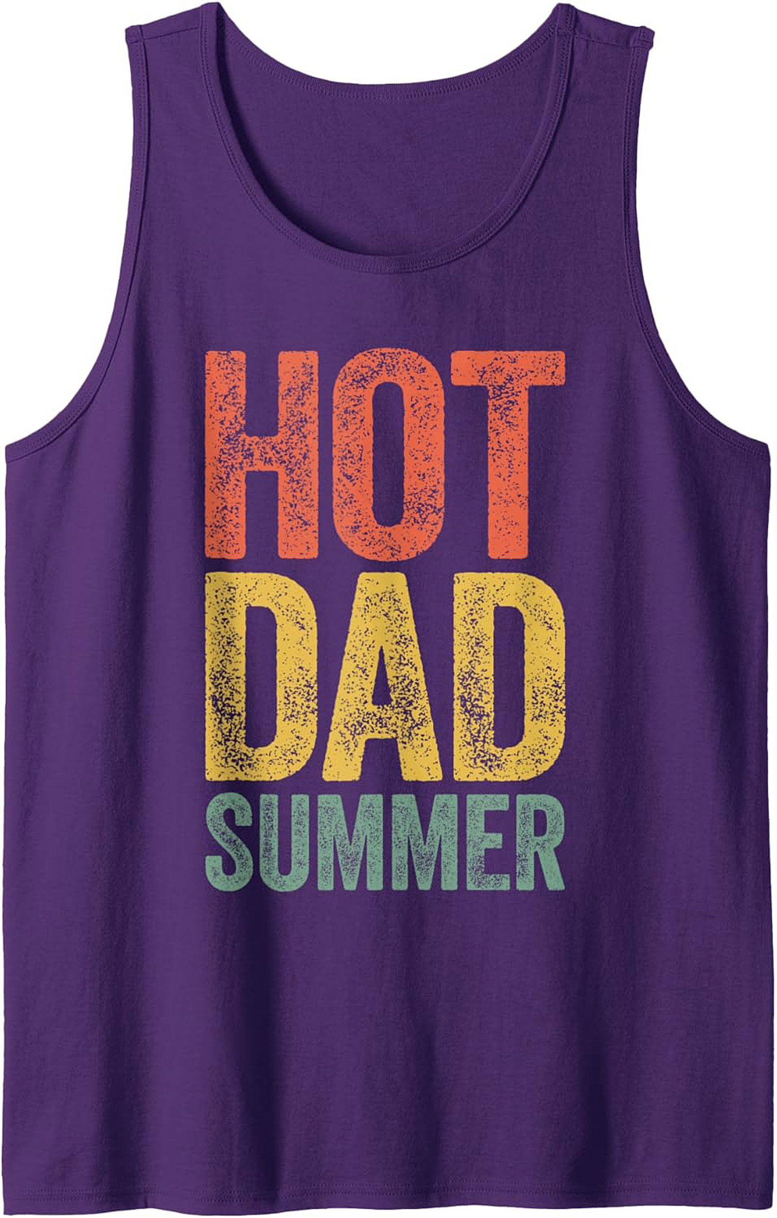 Hot Dad Summer Graphic Tank Top Breathable Sleeveless Shirt