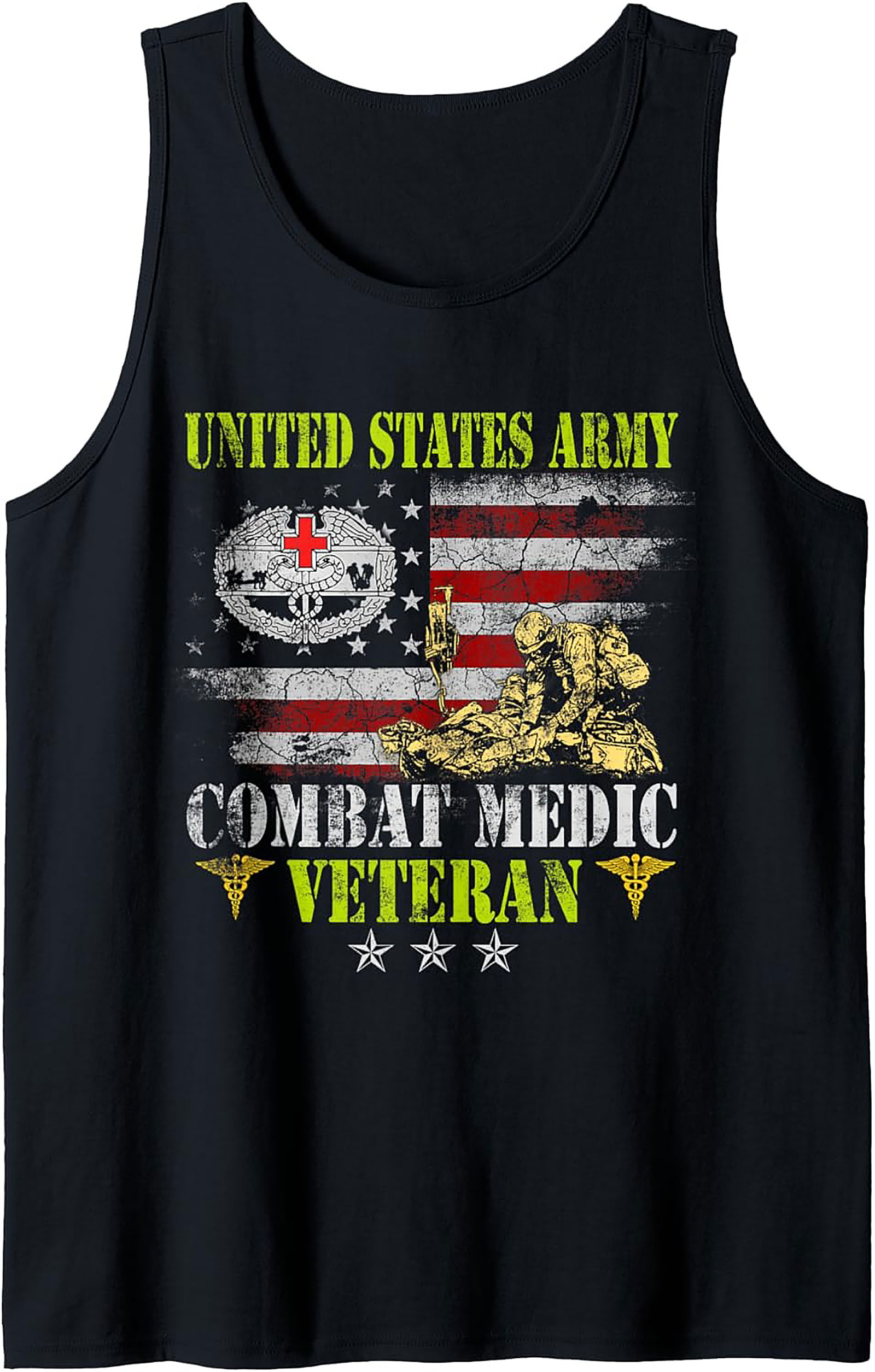 U.S. Army Combat Medic Veteran Graphic Tank | Gift Idea