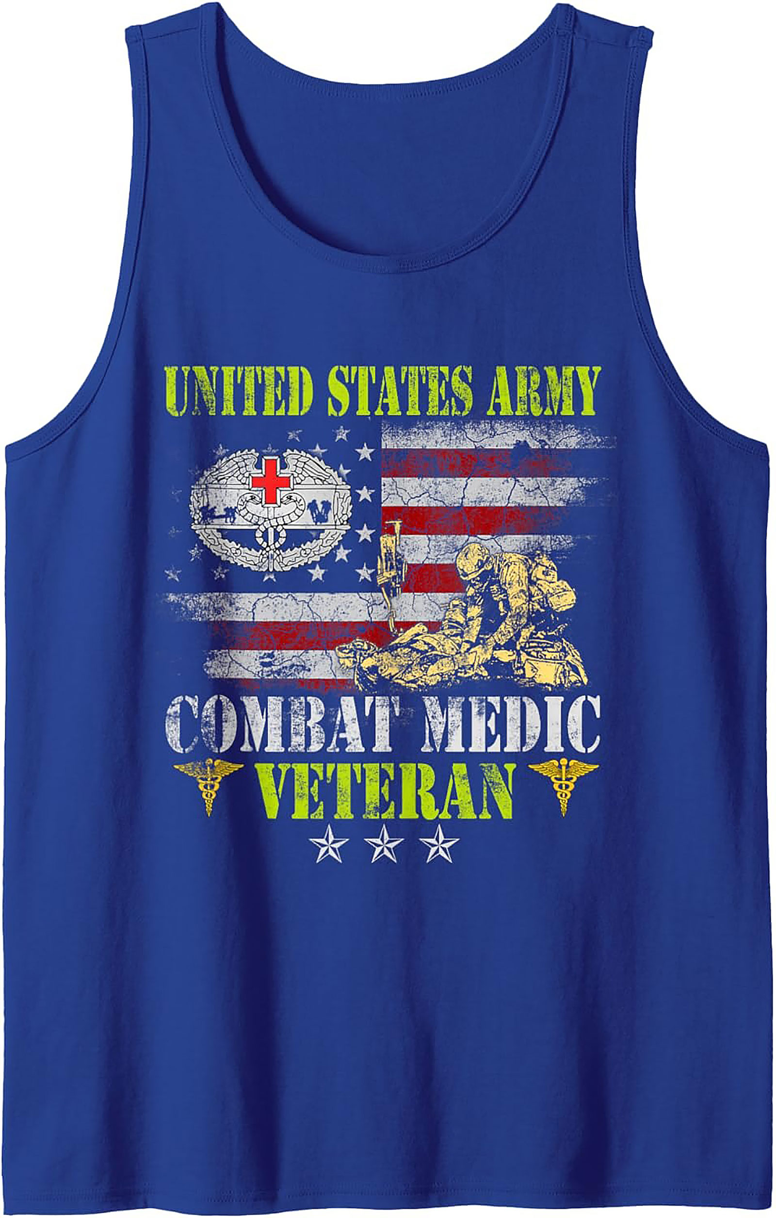 U.S. Army Combat Medic Veteran Graphic Tank | Gift Idea