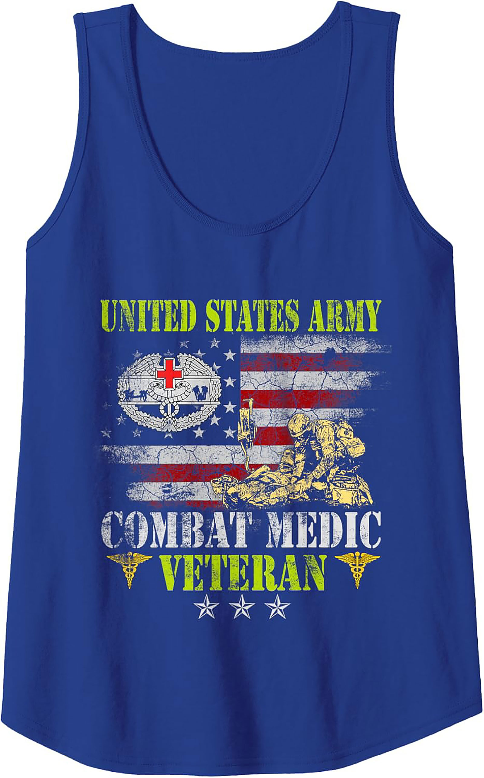 U.S. Army Combat Medic Veteran Graphic Tank | Gift Idea