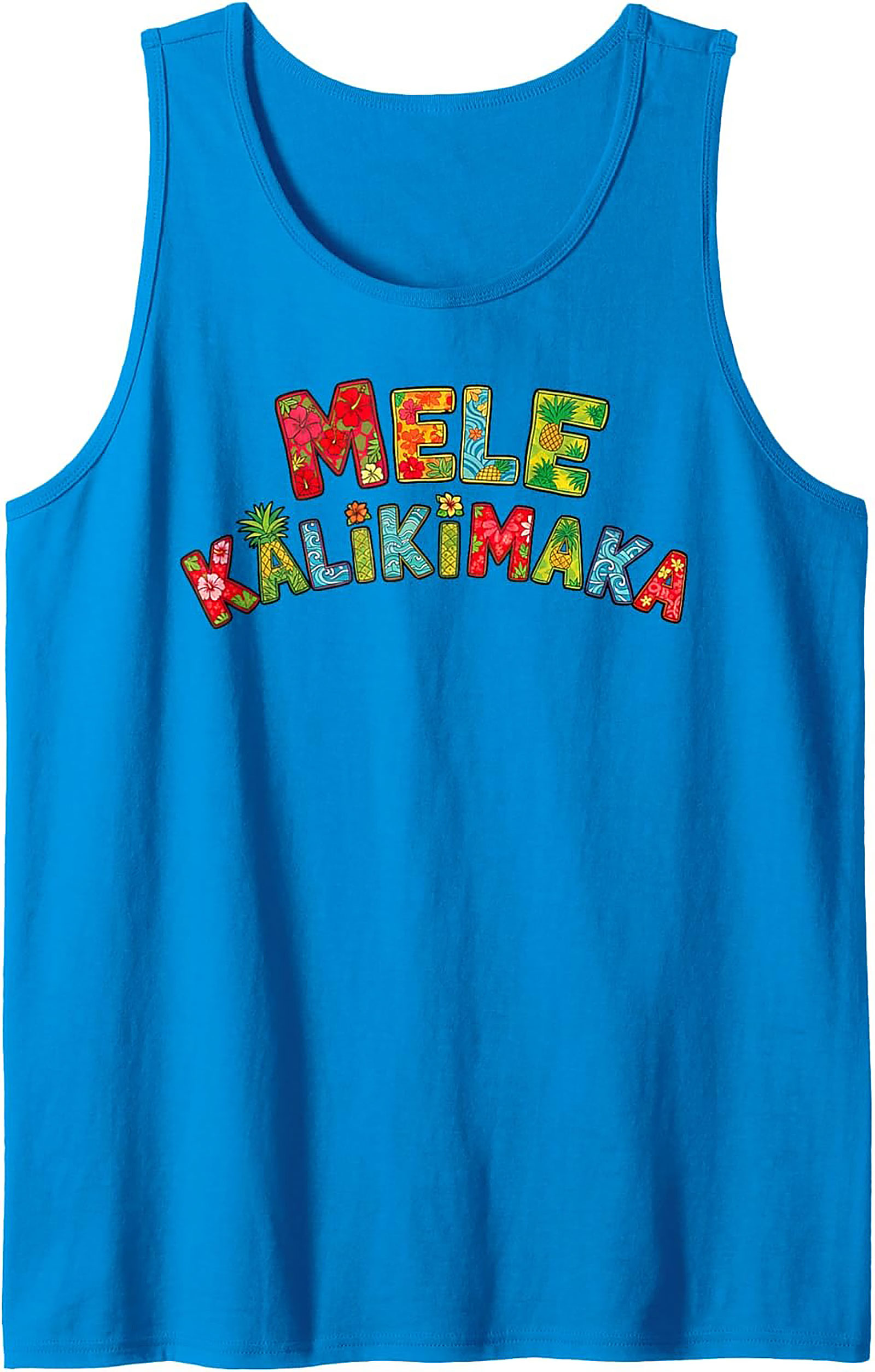 Mele Kalikimaka Hawaiian Christmas Tank Top Tropical Gift