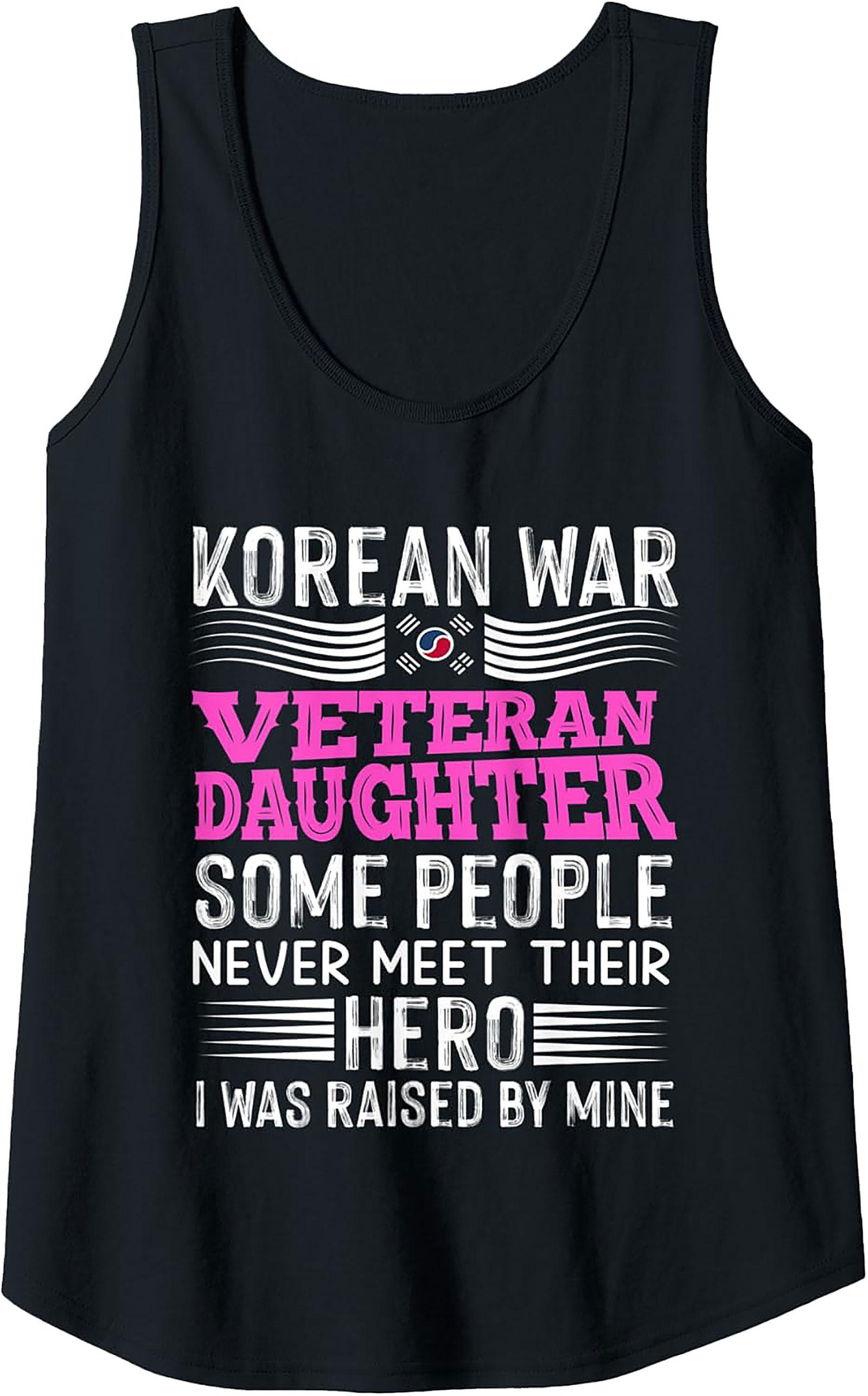 Korean War Veteran Daughter Tank Top | My Hero Gift