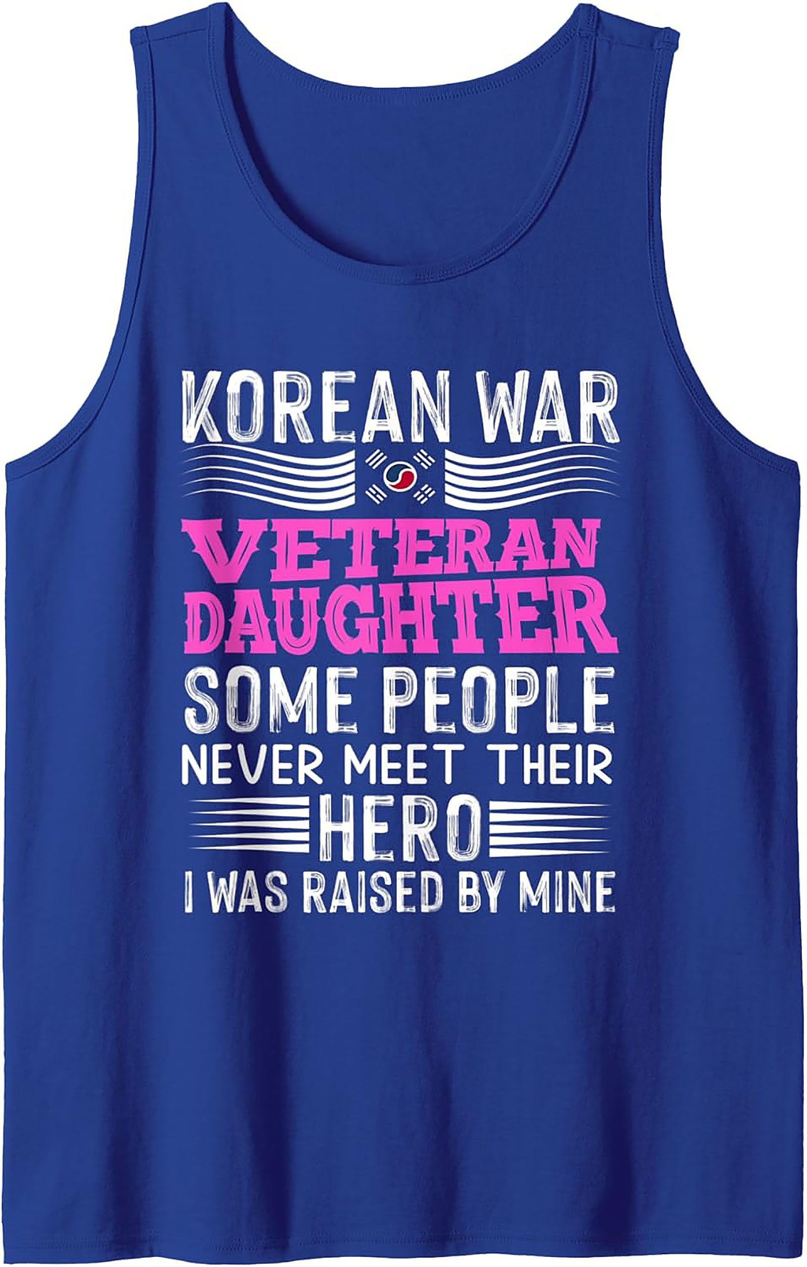 Korean War Veteran Daughter Tank Top | My Hero Gift