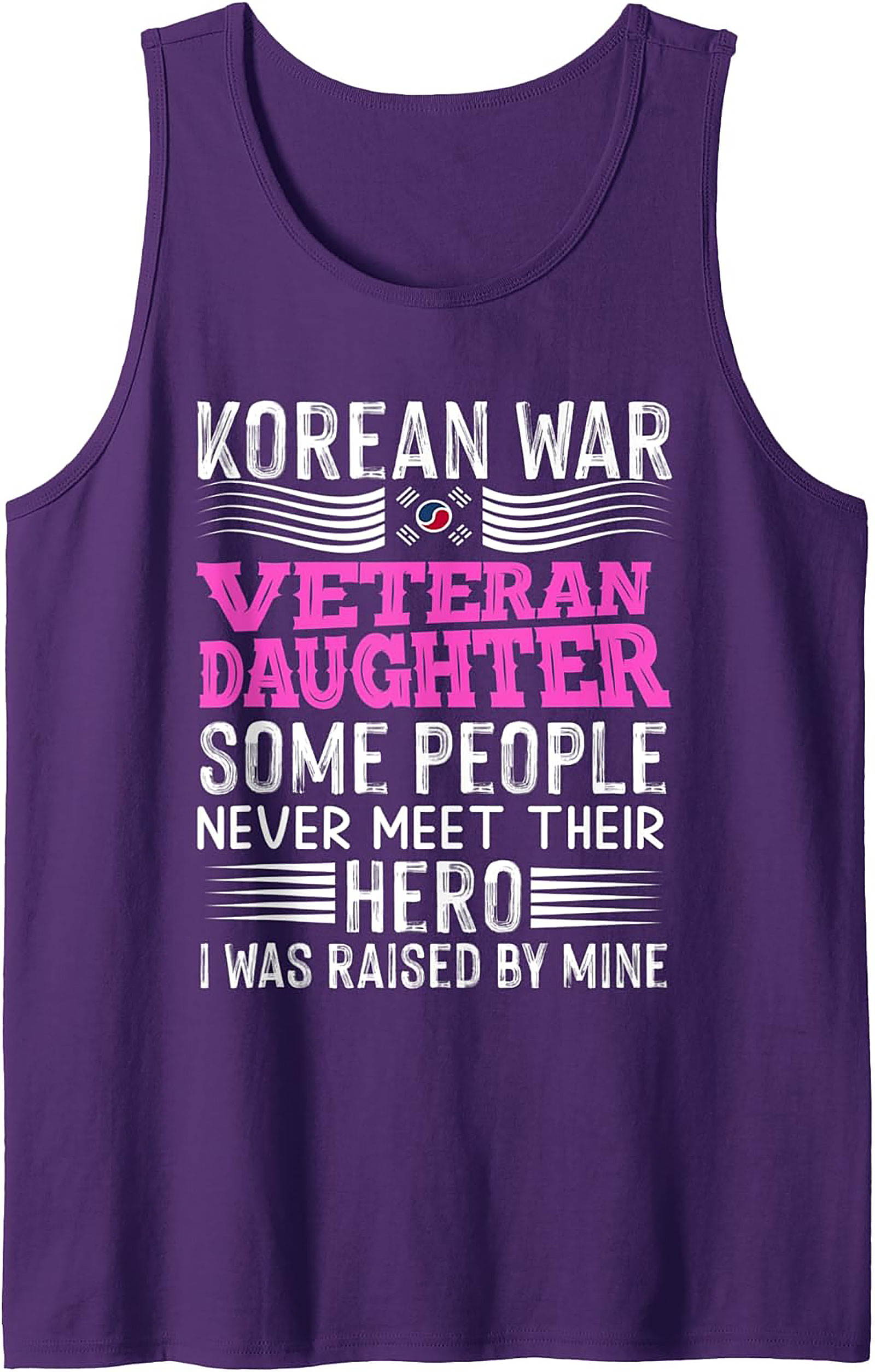 Korean War Veteran Daughter Tank Top | My Hero Gift
