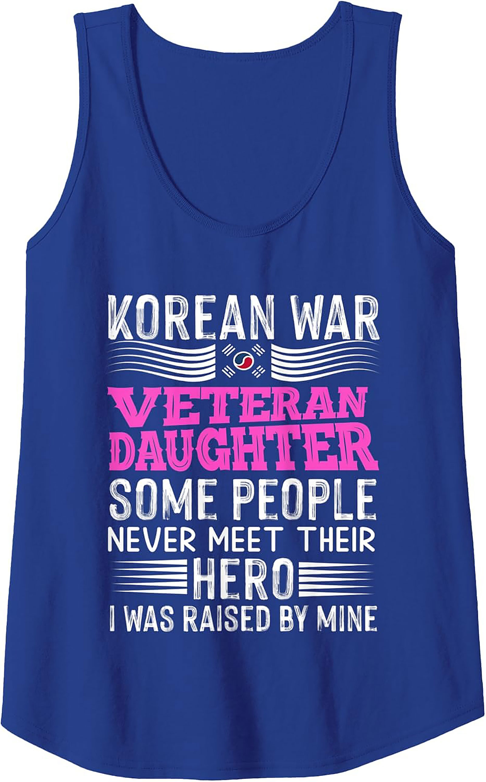 Korean War Veteran Daughter Tank Top | My Hero Gift