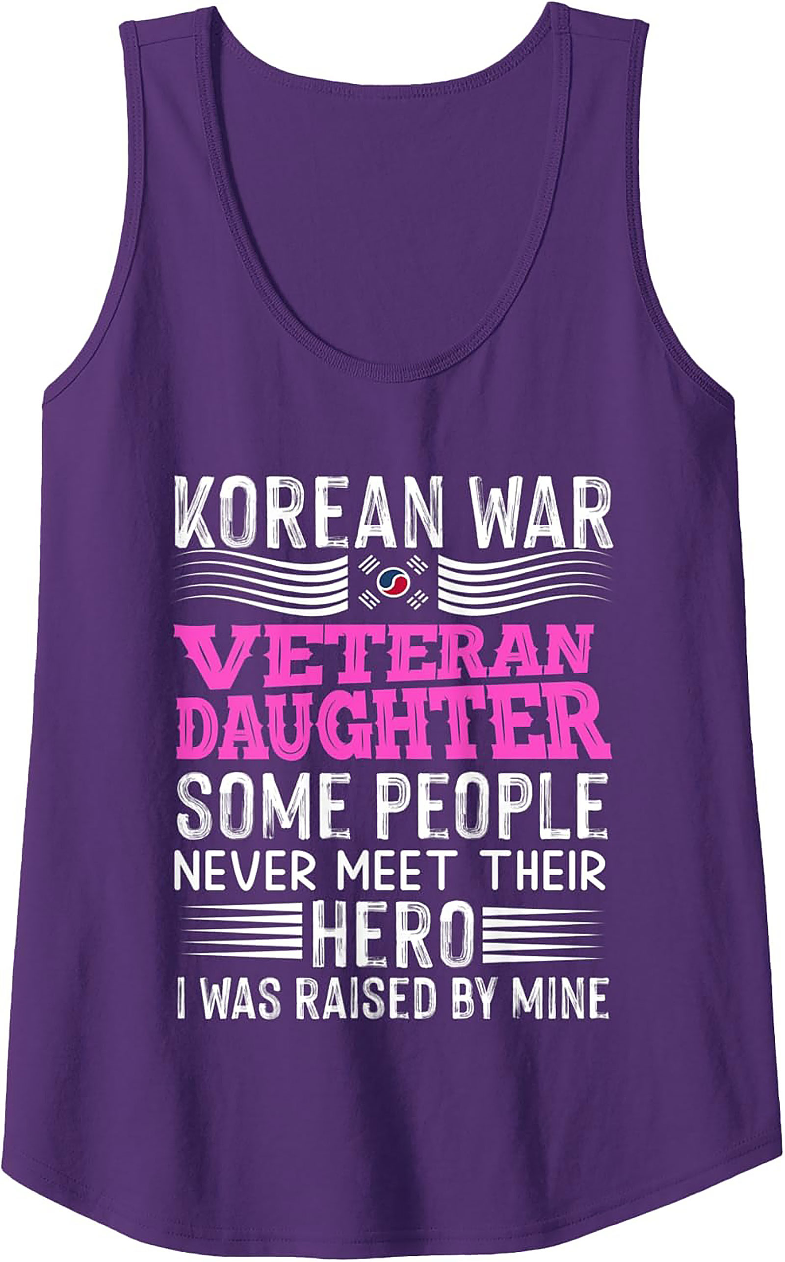 Korean War Veteran Daughter Tank Top | My Hero Gift