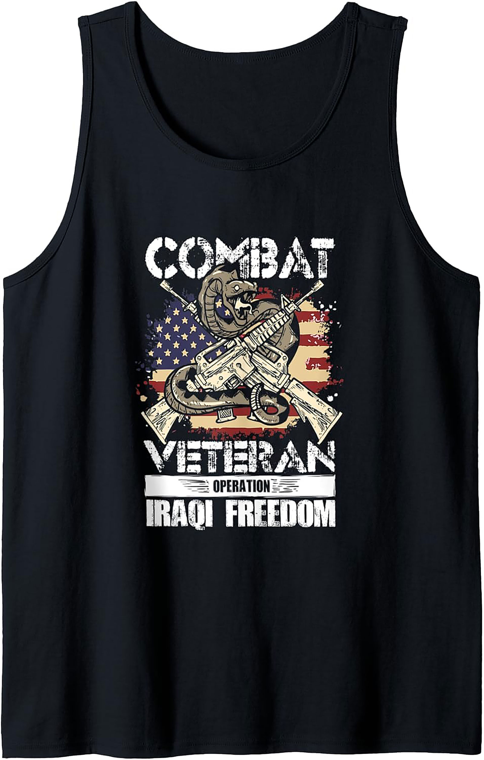 OIF Combat Veteran Tank Top | Operation Iraqi Freedom Graphic