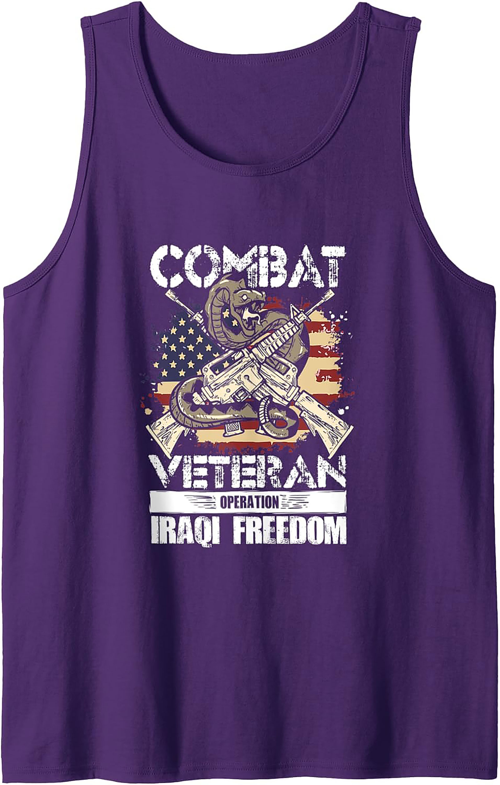 OIF Combat Veteran Tank Top | Operation Iraqi Freedom Graphic