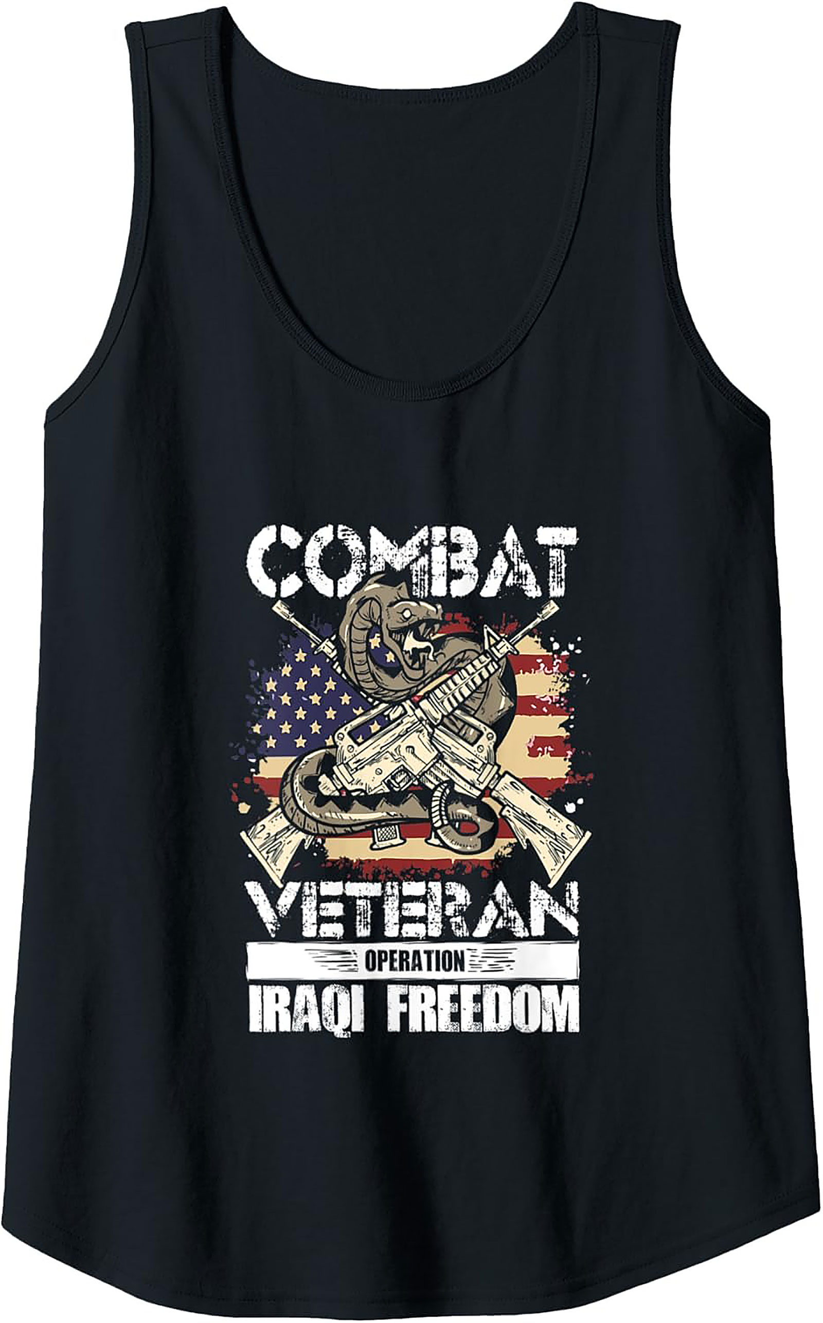 OIF Combat Veteran Tank Top | Operation Iraqi Freedom Graphic