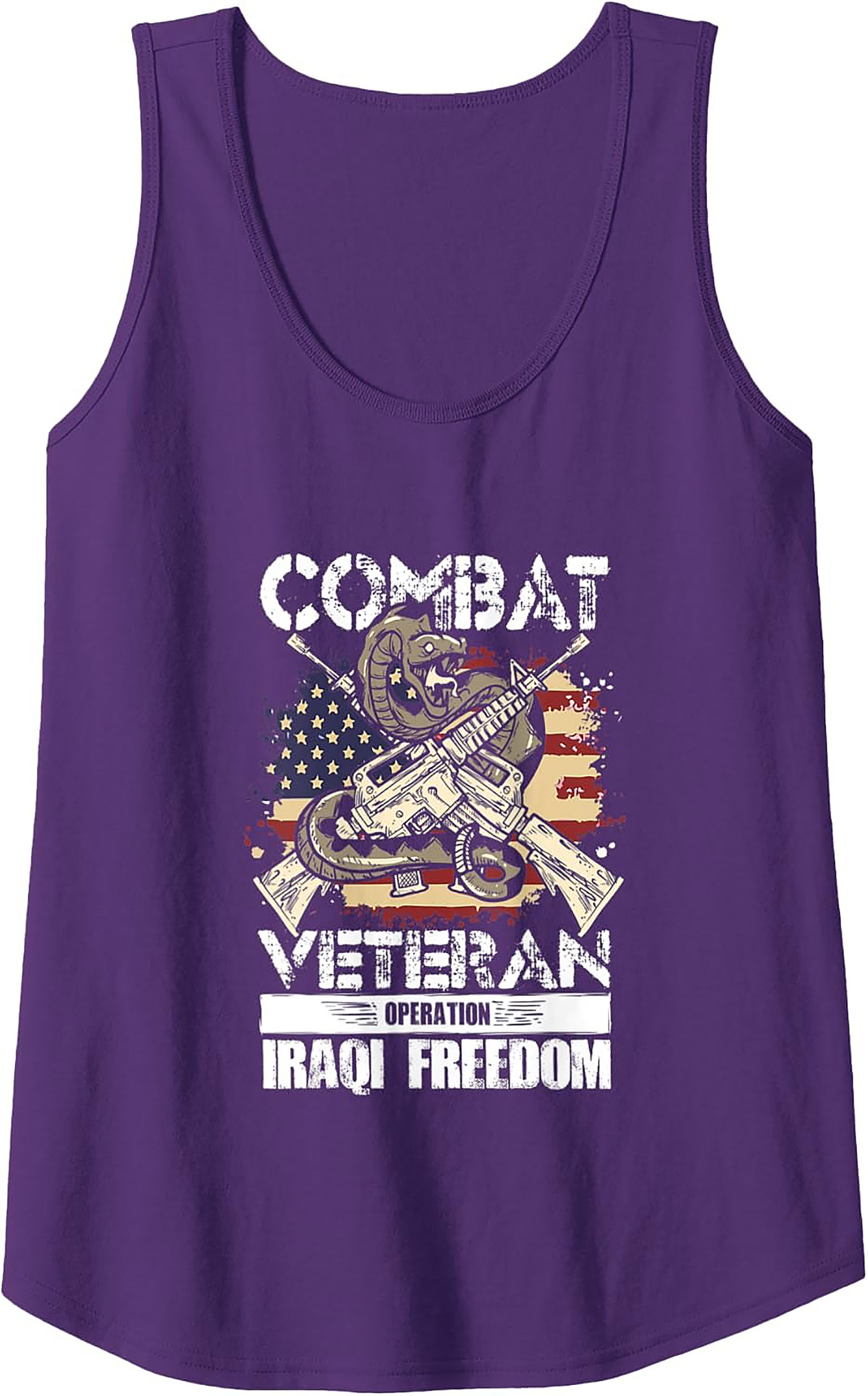 OIF Combat Veteran Tank Top | Operation Iraqi Freedom Graphic
