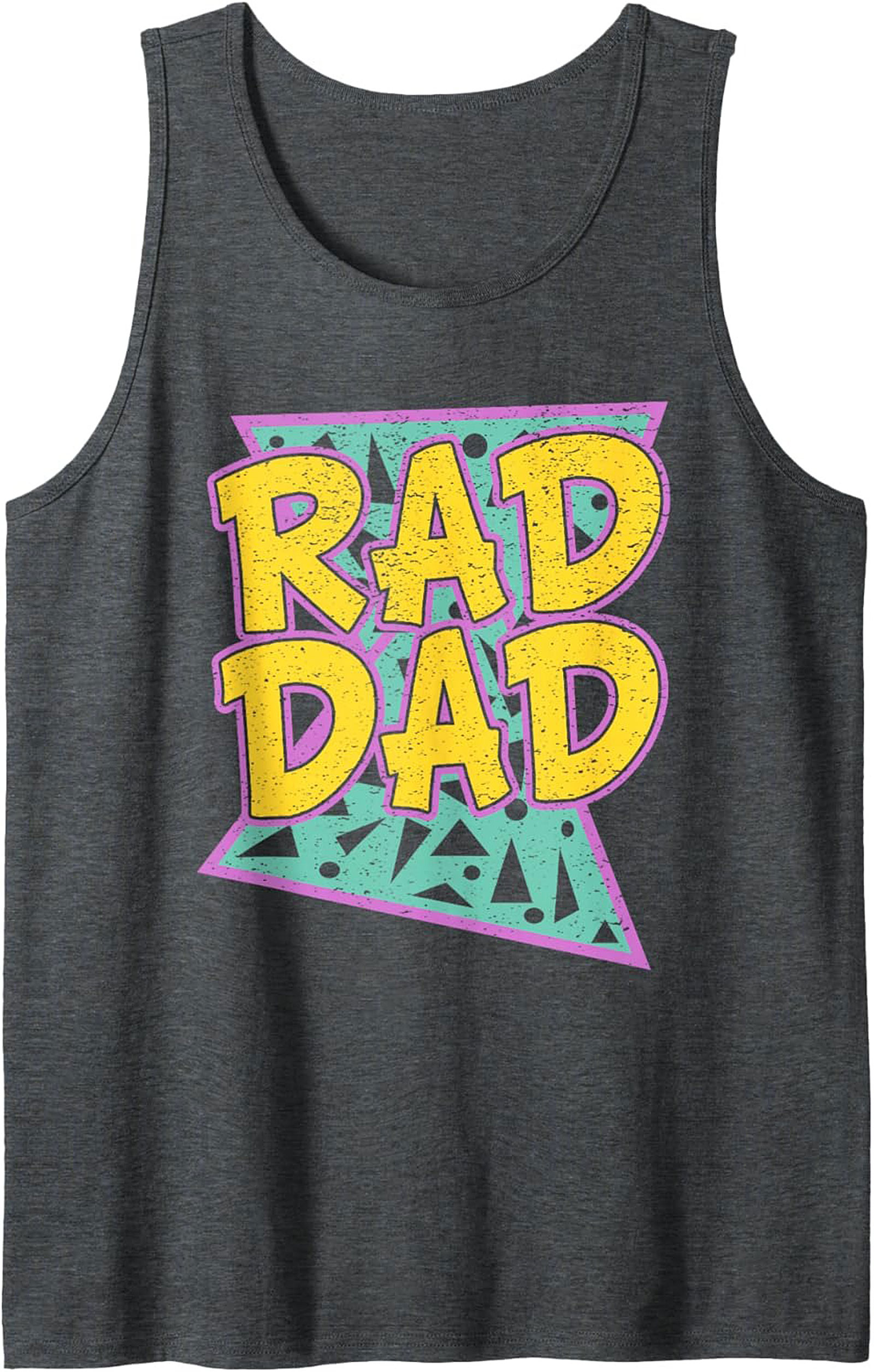 Rad Dad 90s Retro Graphic Tank Top Perfect Gift