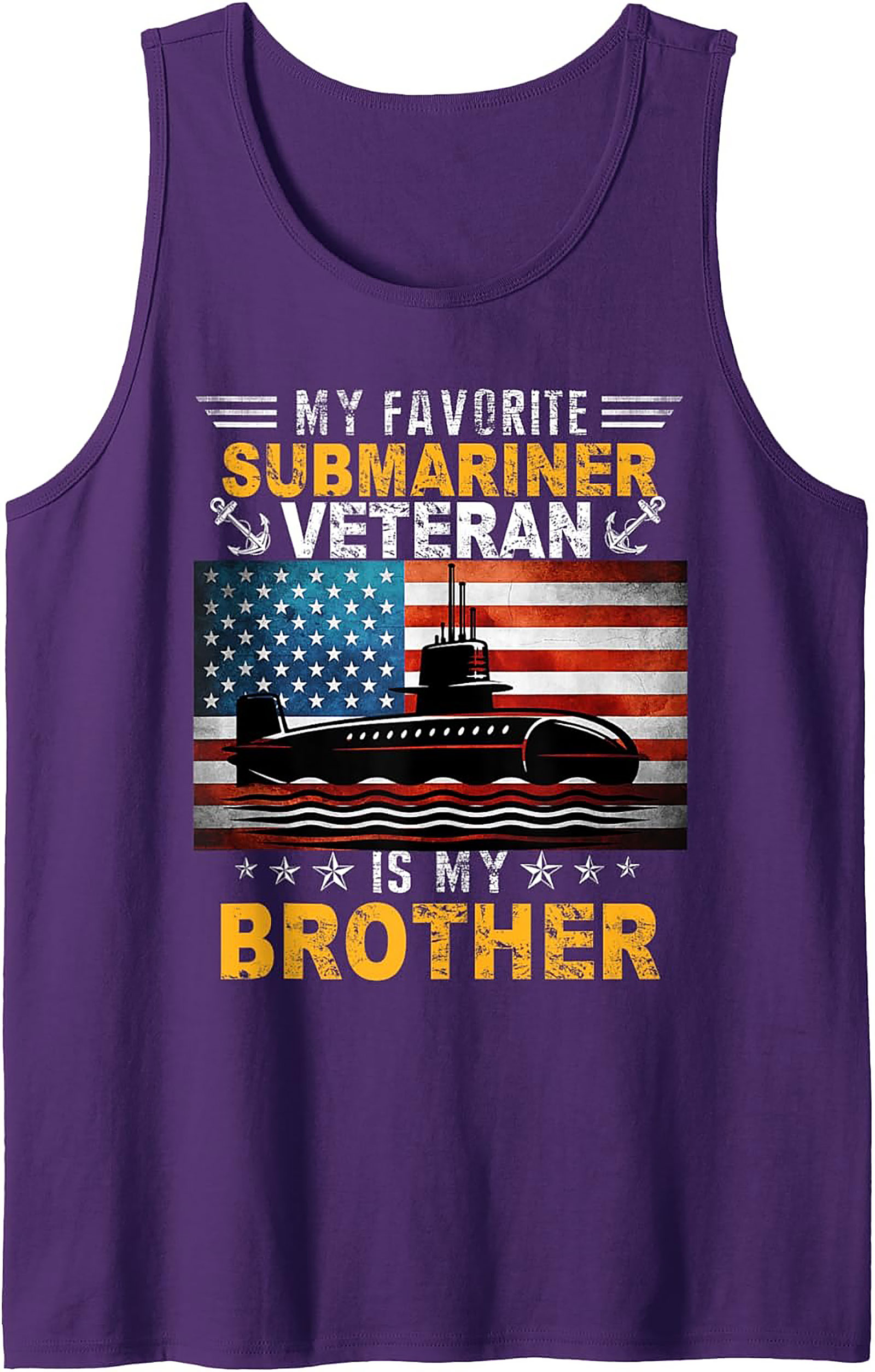 Submariner Veteran Graphic Tank | Navy Brother Sleeveless Shirt