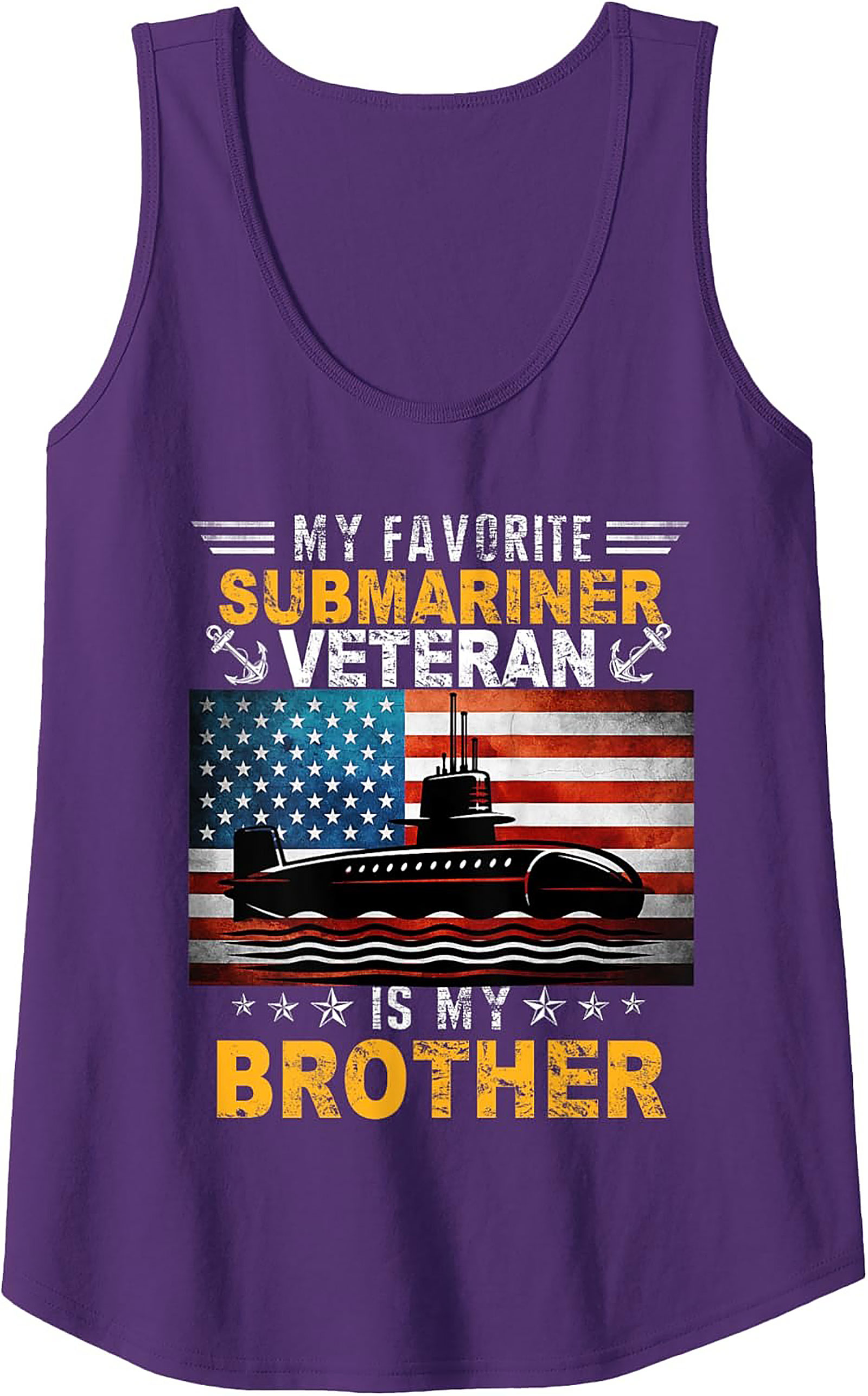 Submariner Veteran Graphic Tank | Navy Brother Sleeveless Shirt