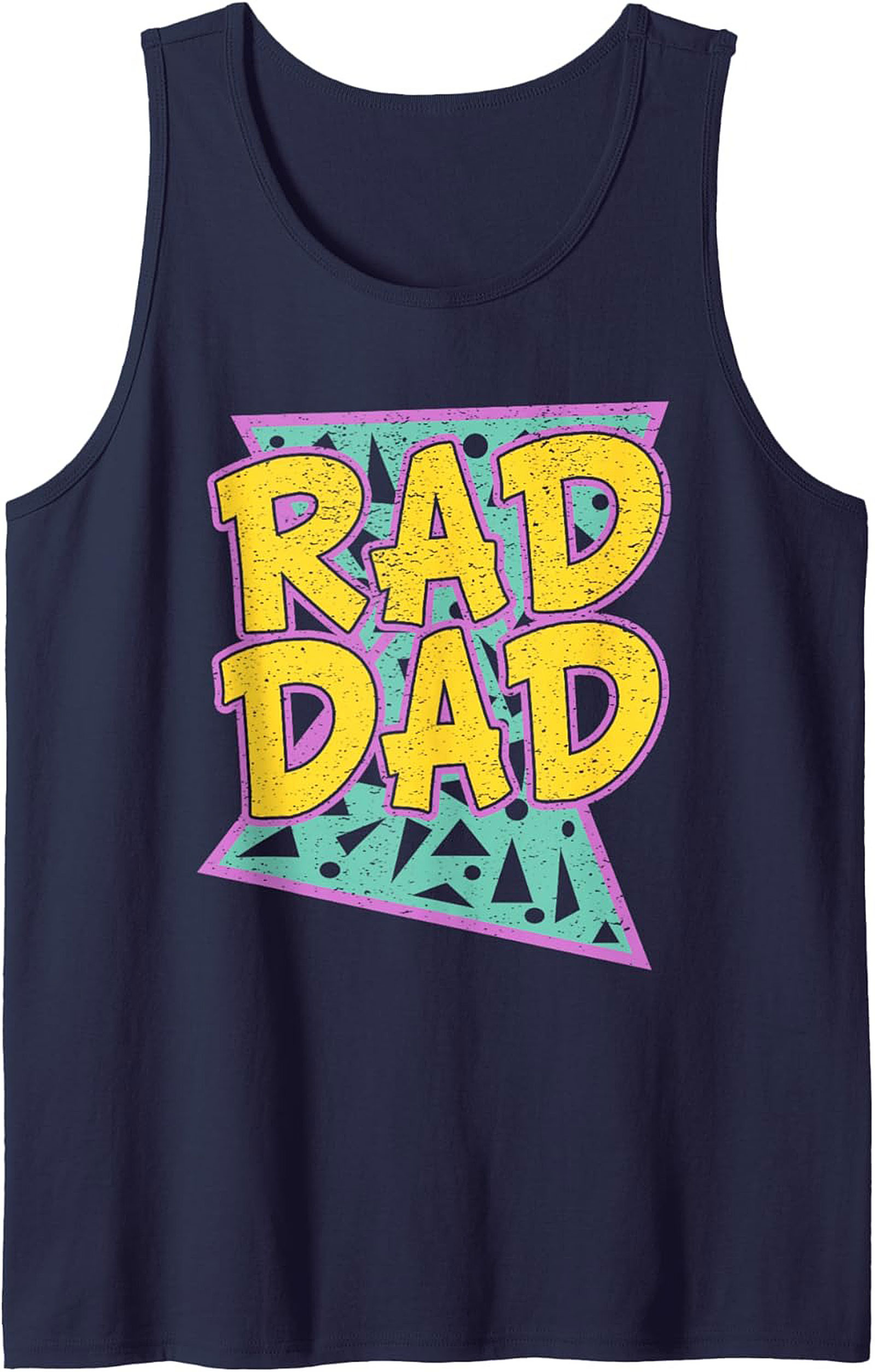 Rad Dad 90s Retro Graphic Tank Top Perfect Gift