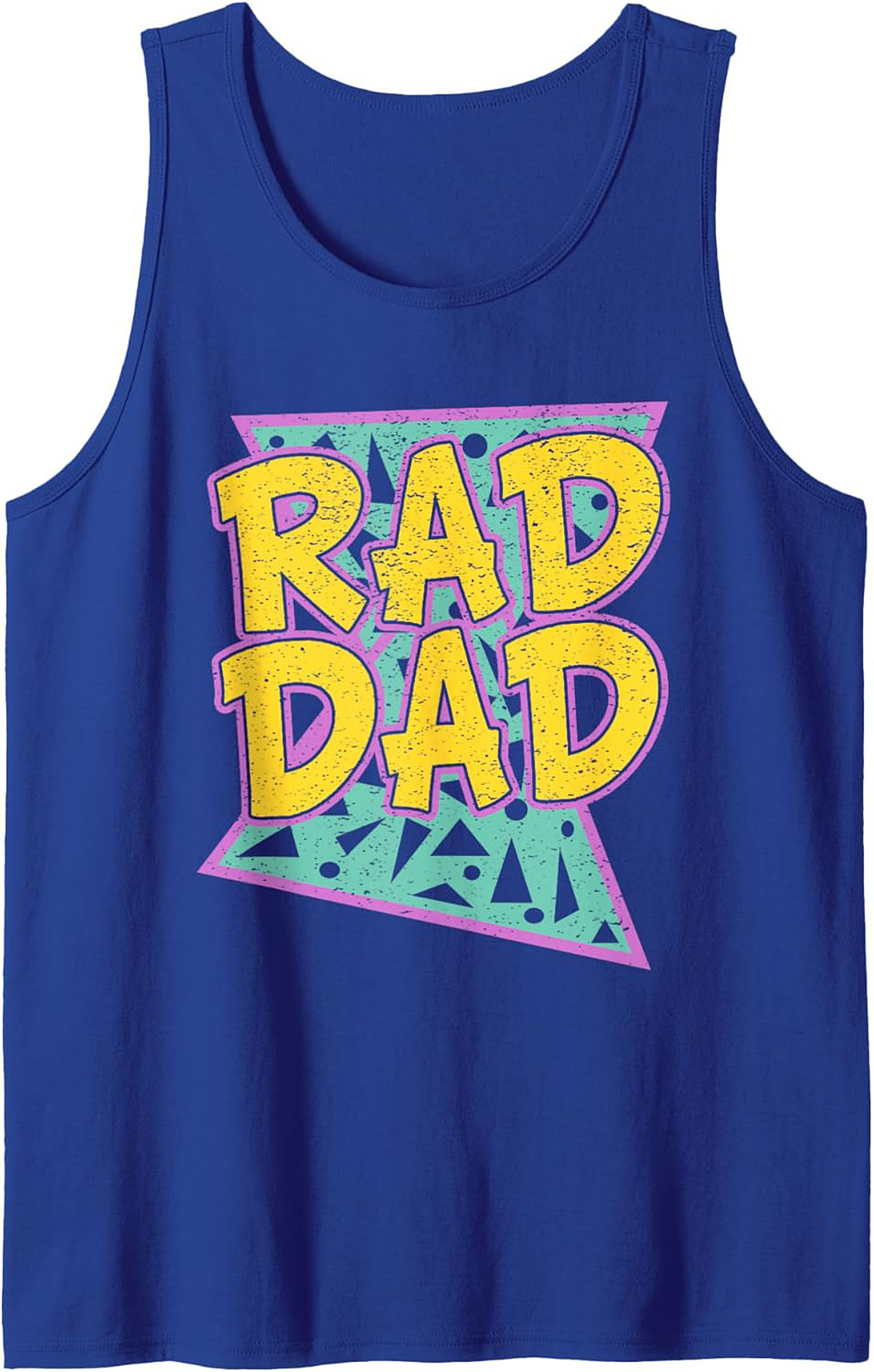 Rad Dad 90s Retro Graphic Tank Top Perfect Gift