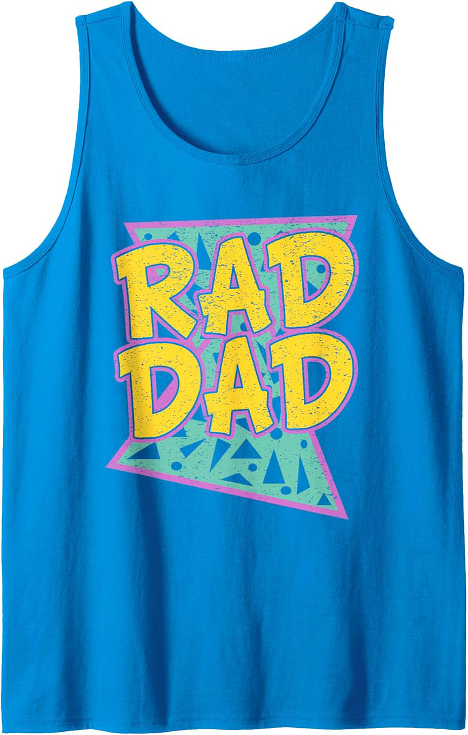 Rad Dad 90s Retro Graphic Tank Top Perfect Gift