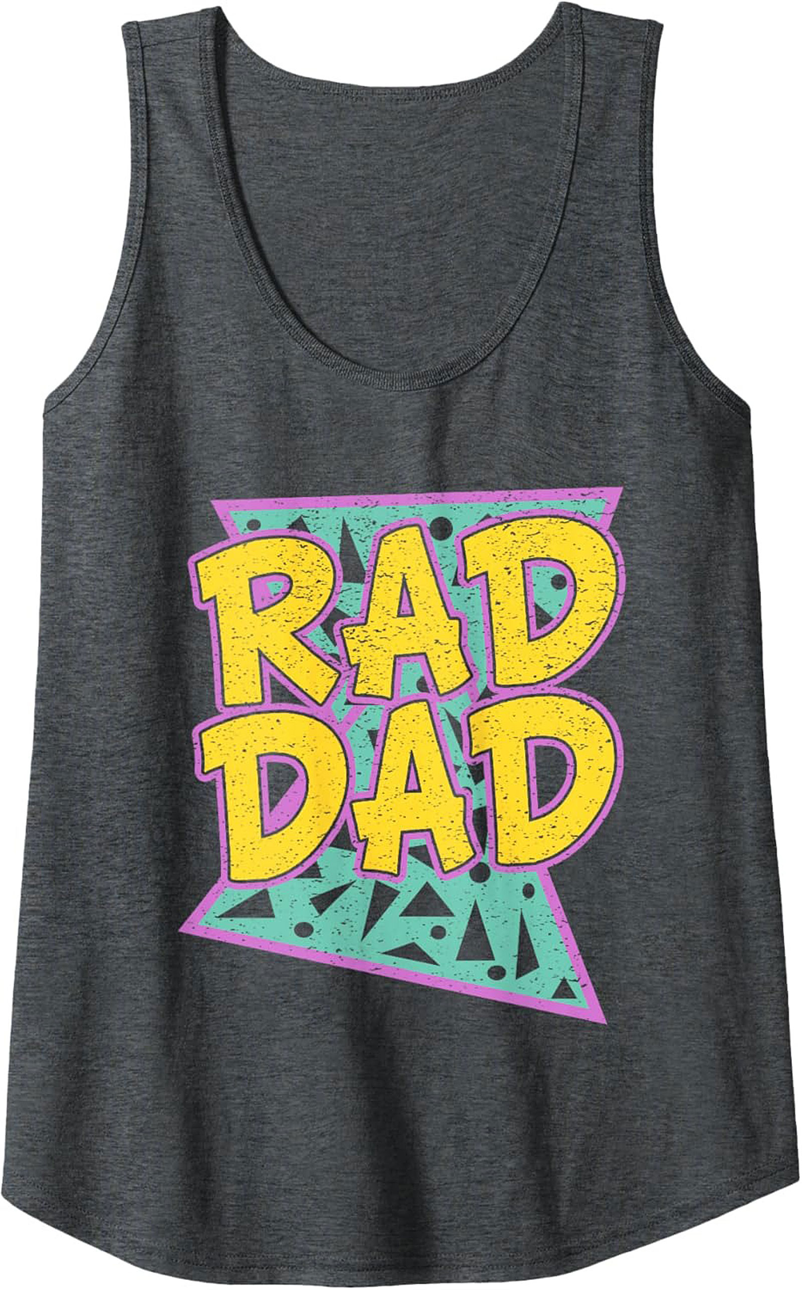 Rad Dad 90s Retro Graphic Tank Top Perfect Gift