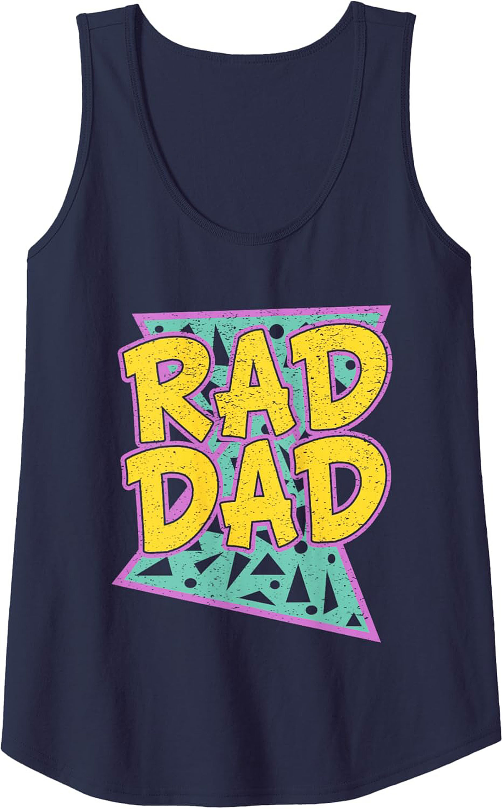 Rad Dad 90s Retro Graphic Tank Top Perfect Gift