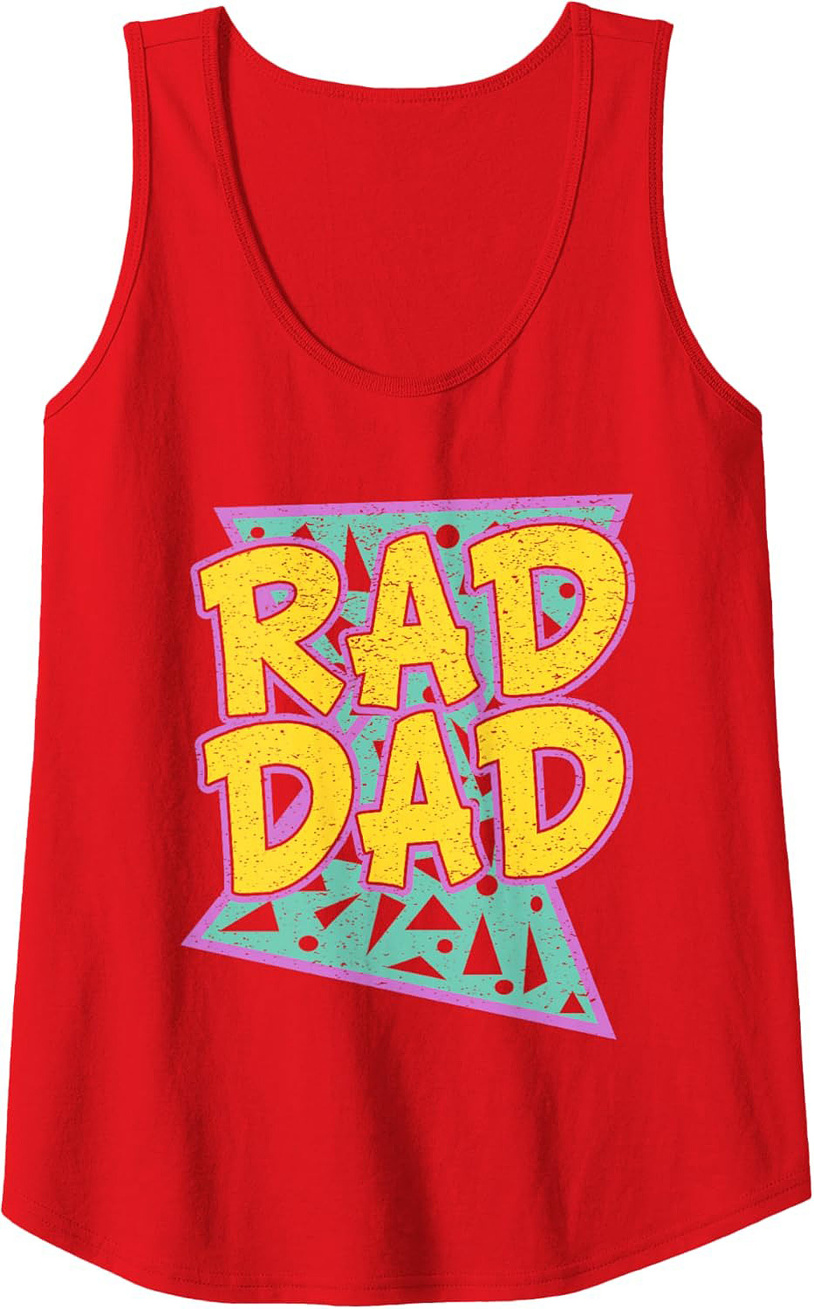 Rad Dad 90s Retro Graphic Tank Top Perfect Gift
