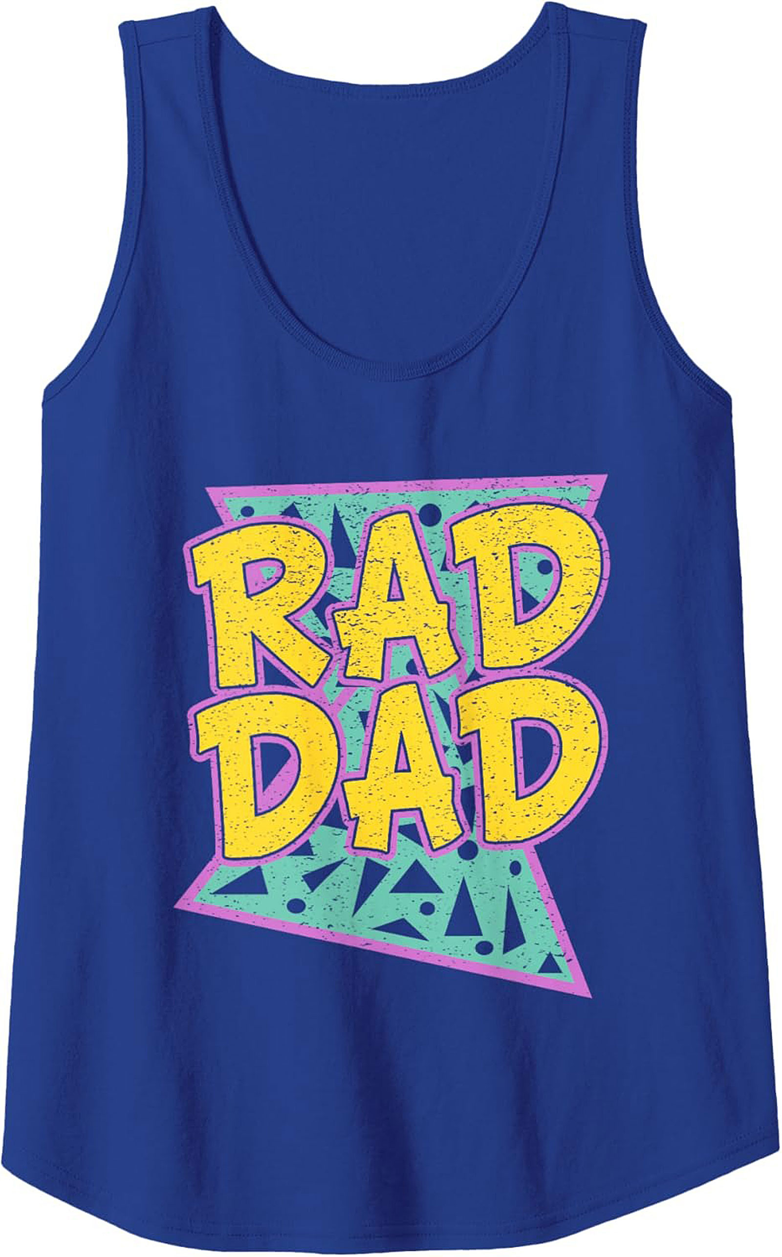 Rad Dad 90s Retro Graphic Tank Top Perfect Gift