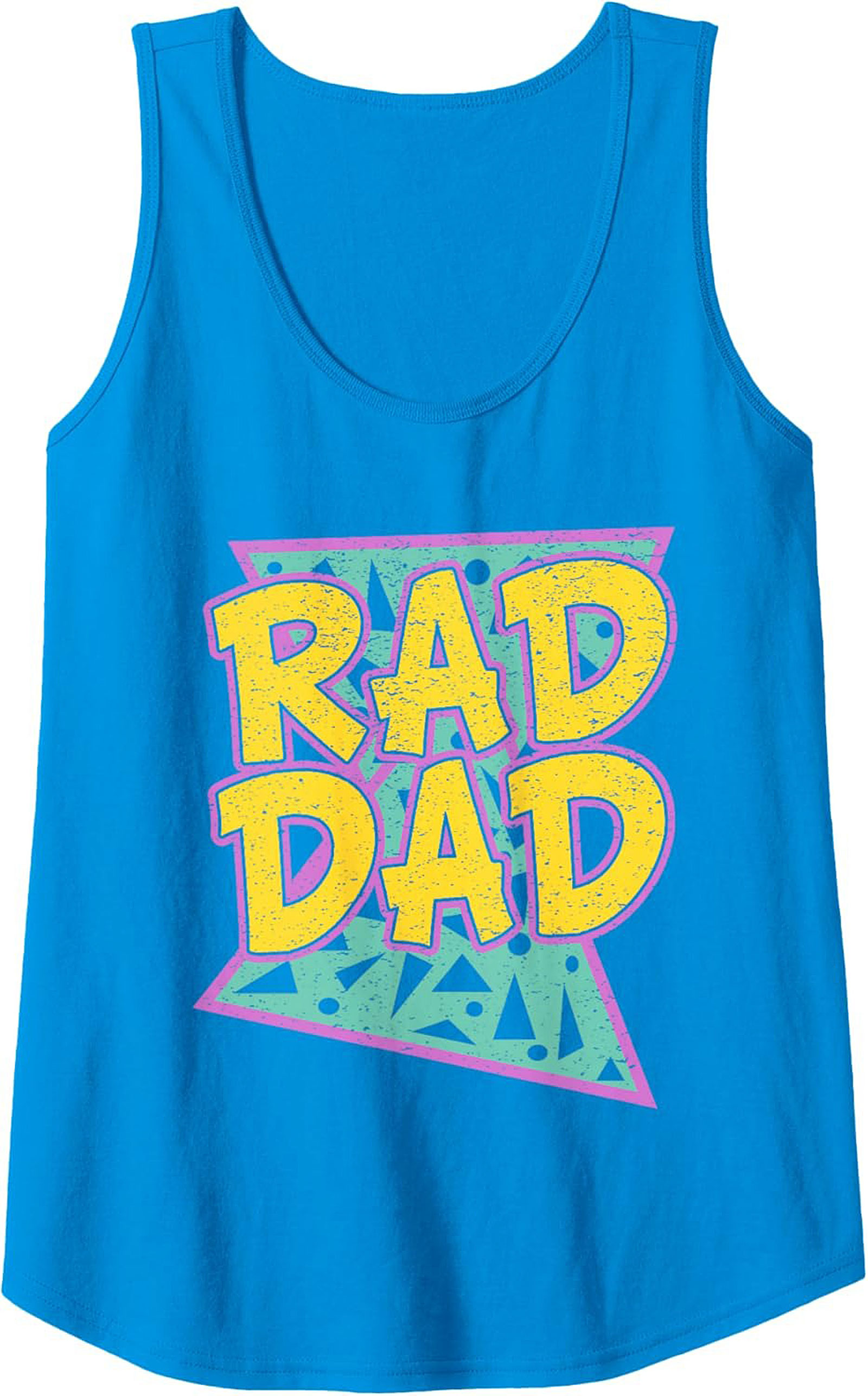 Rad Dad 90s Retro Graphic Tank Top Perfect Gift