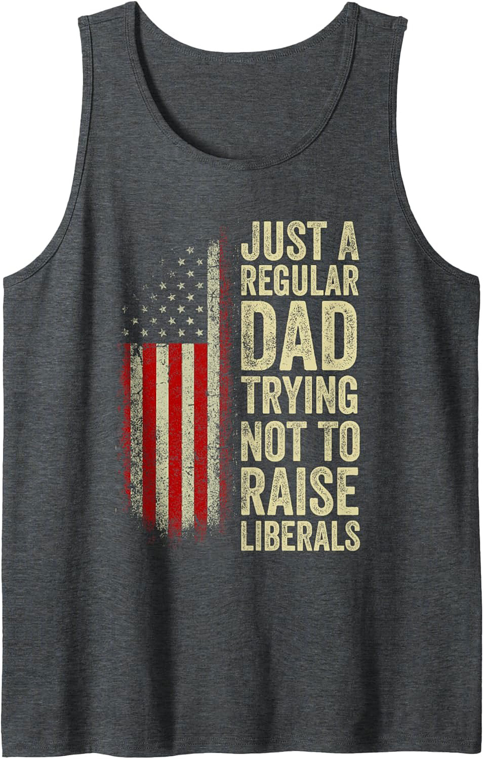 Conservative Dad Tank Top Funny Political Sleeveless Shirt