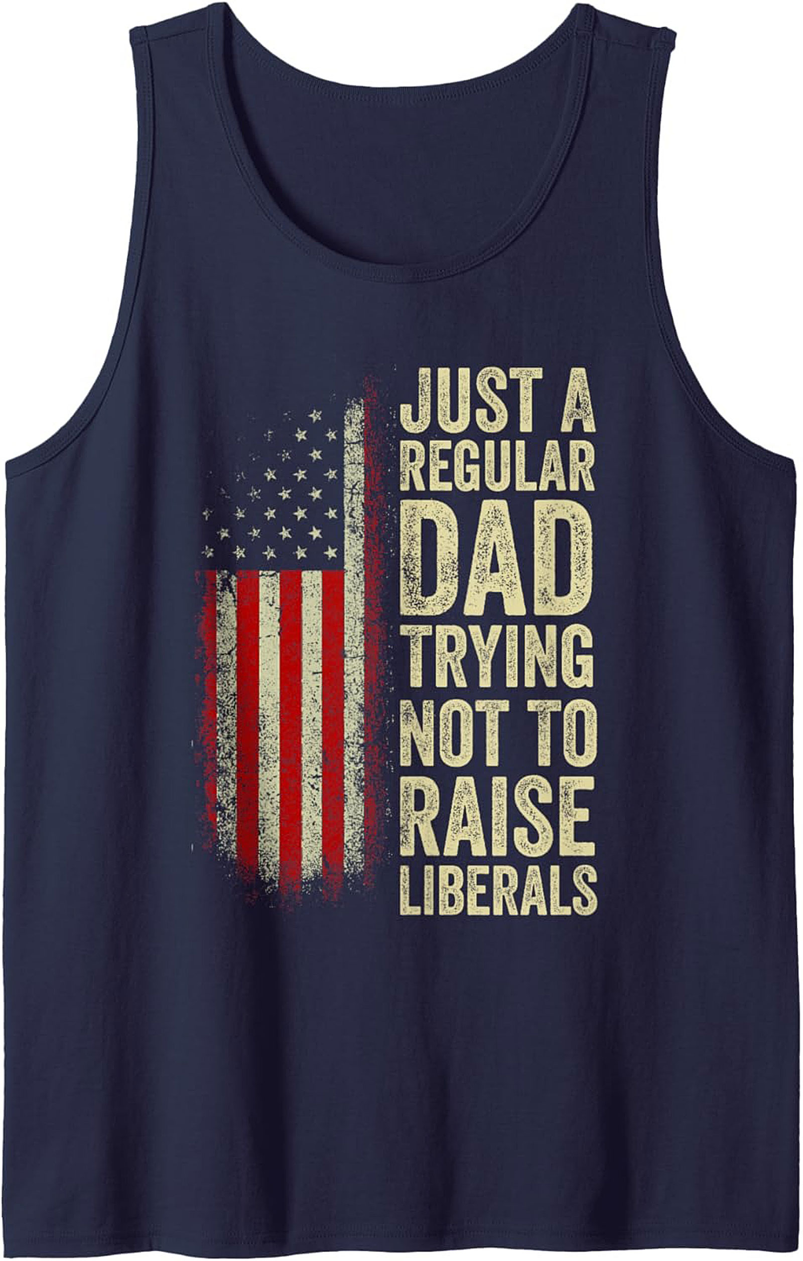 Conservative Dad Tank Top Funny Political Sleeveless Shirt