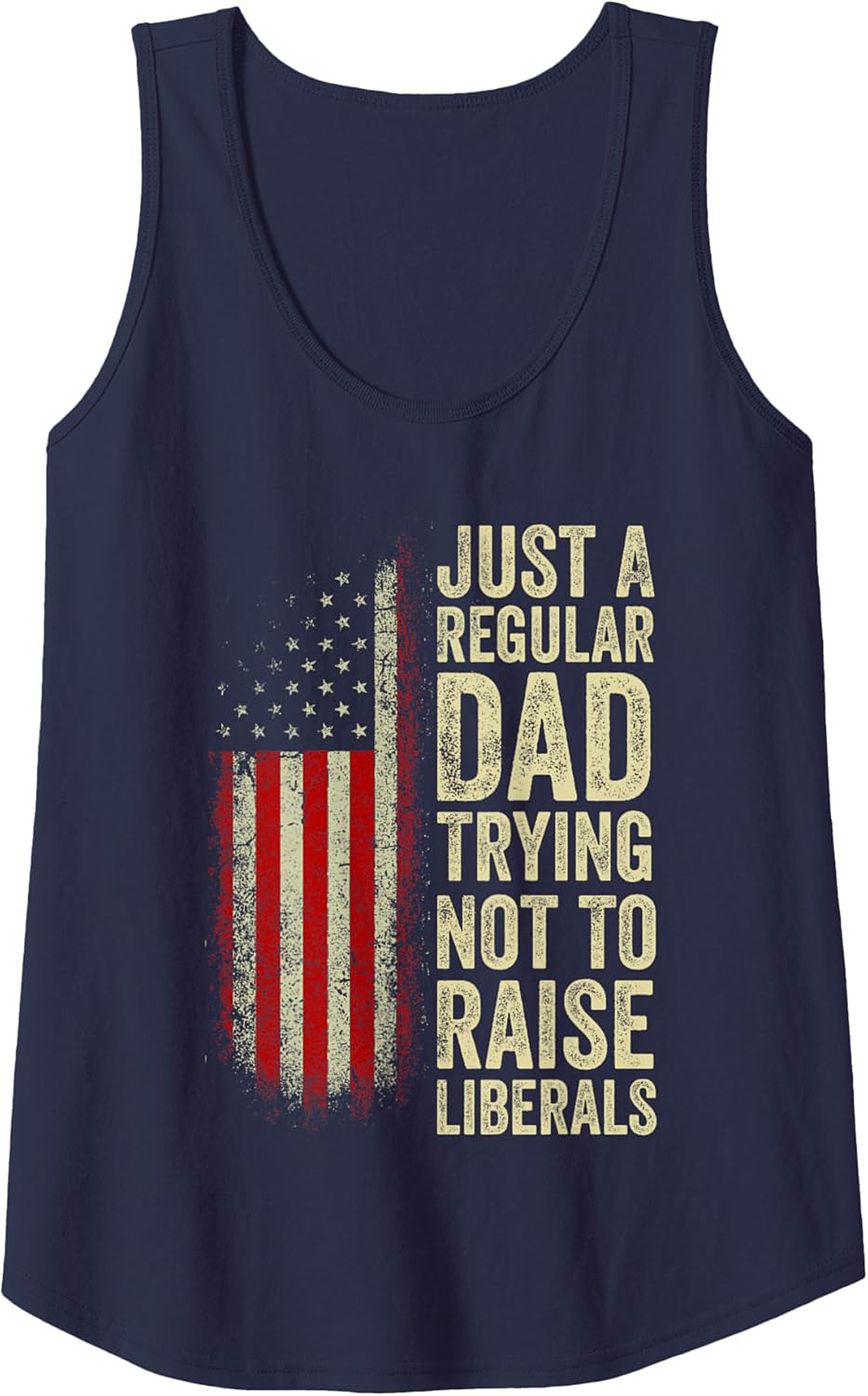 Conservative Dad Tank Top Funny Political Sleeveless Shirt
