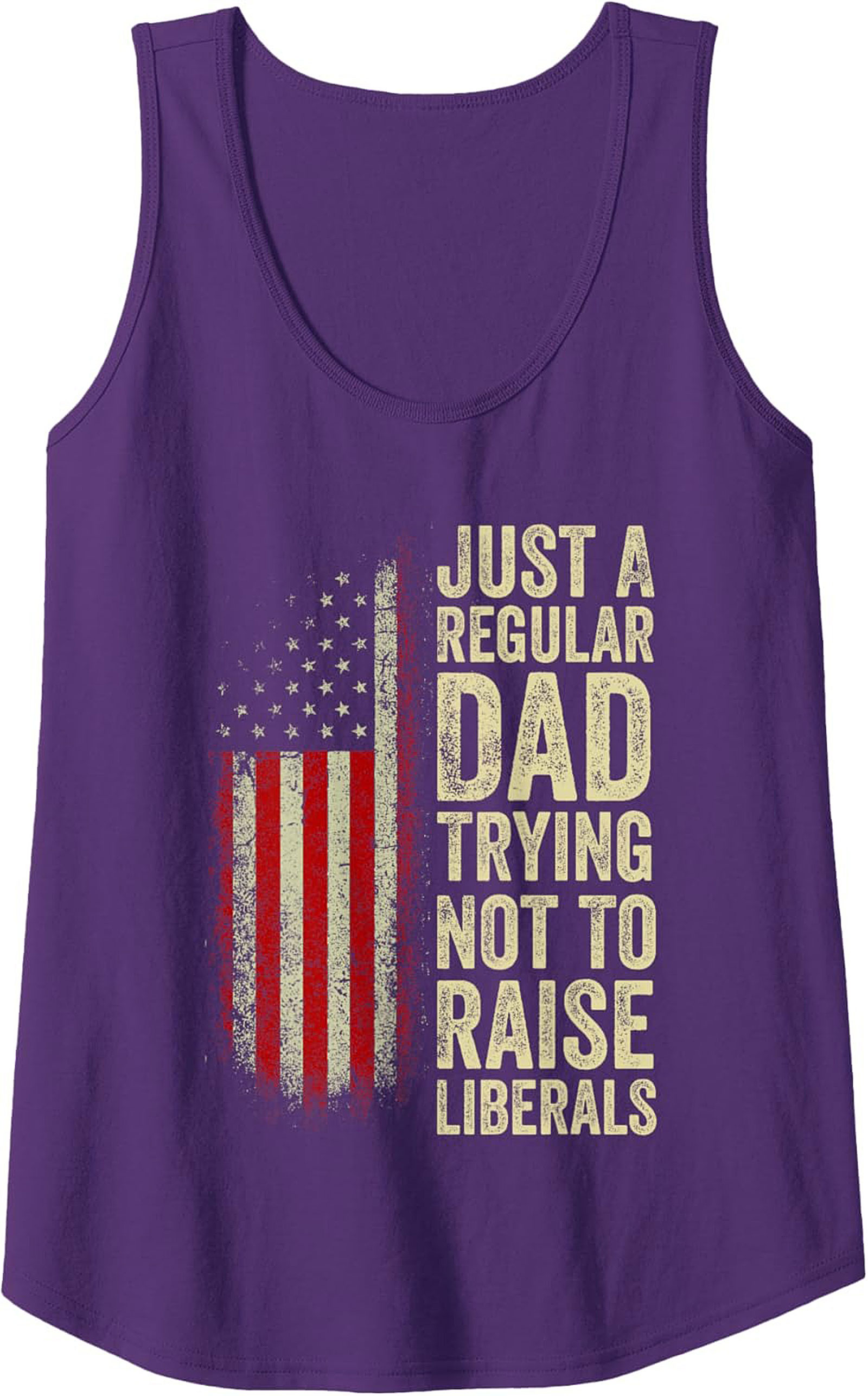 Conservative Dad Tank Top Funny Political Sleeveless Shirt