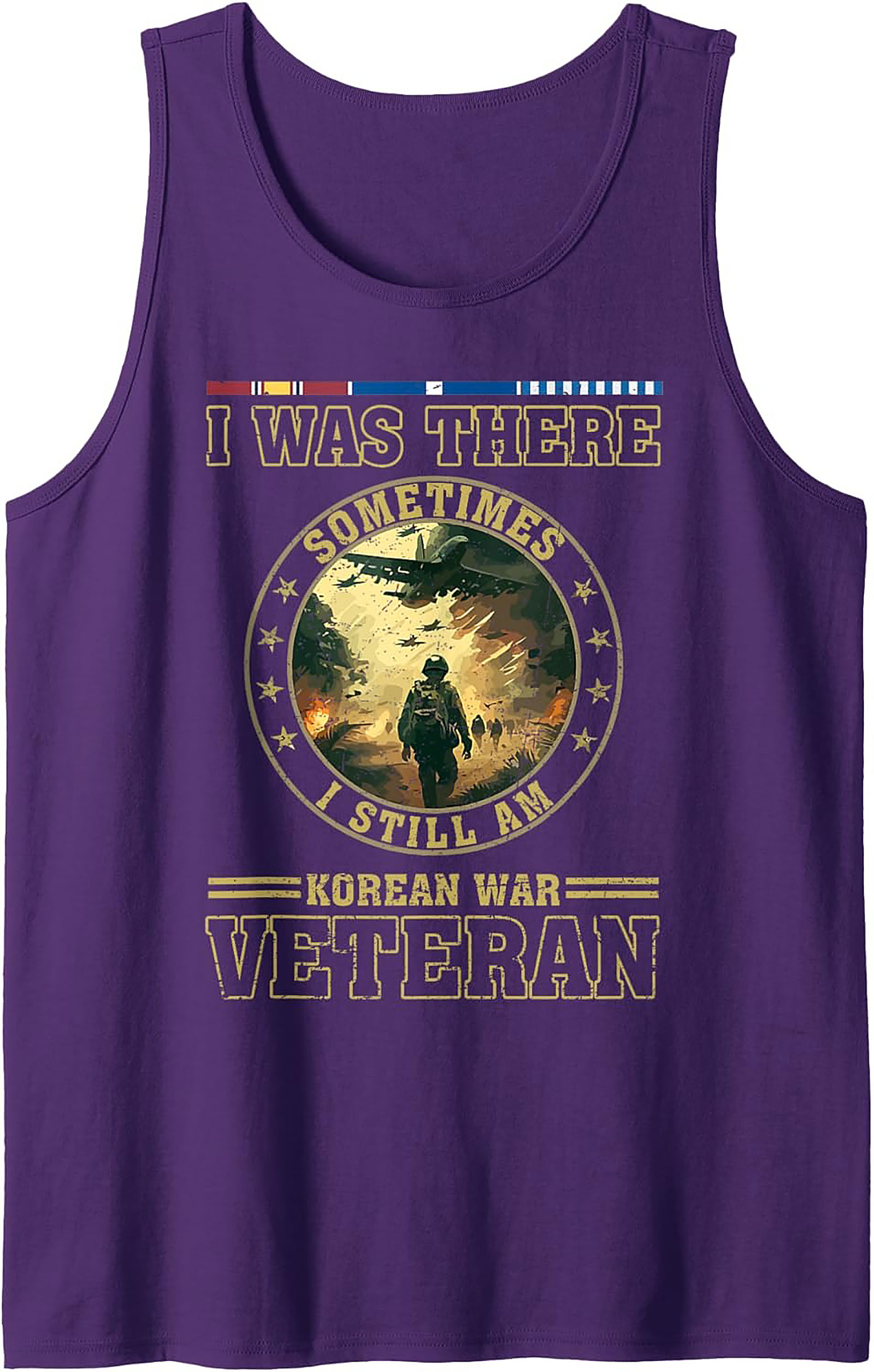 Korean War Veteran Tank Top | Sleeveless Tribute Gift
