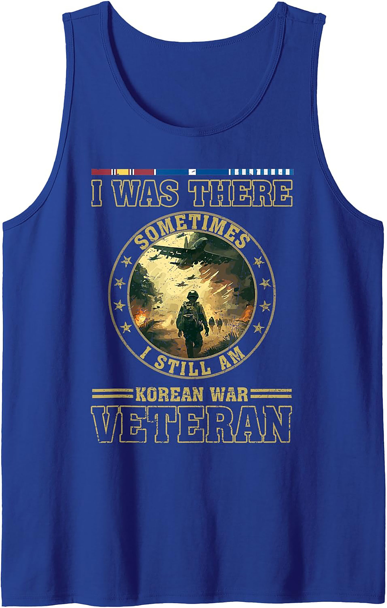 Korean War Veteran Tank Top | Sleeveless Tribute Gift