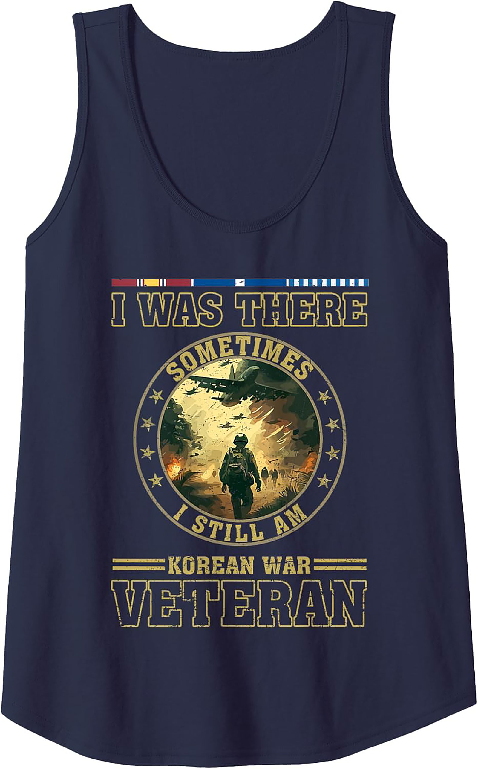 Korean War Veteran Tank Top | Sleeveless Tribute Gift