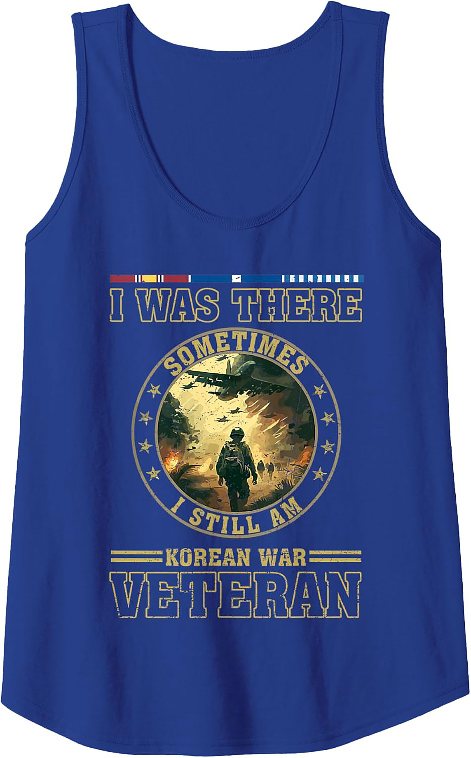 Korean War Veteran Tank Top | Sleeveless Tribute Gift
