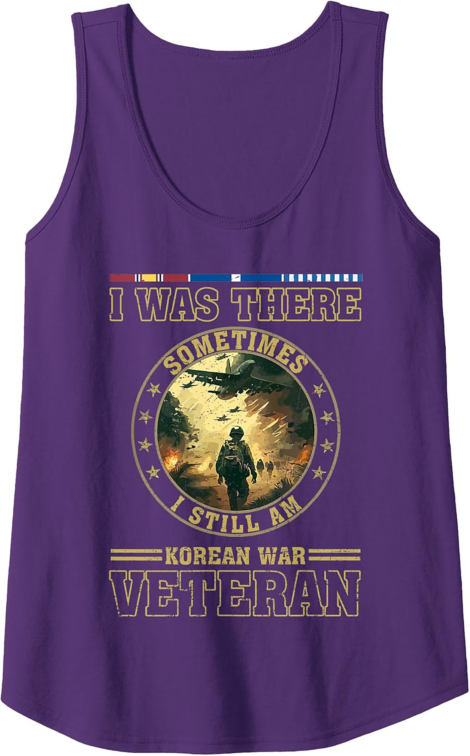 Korean War Veteran Tank Top | Sleeveless Tribute Gift