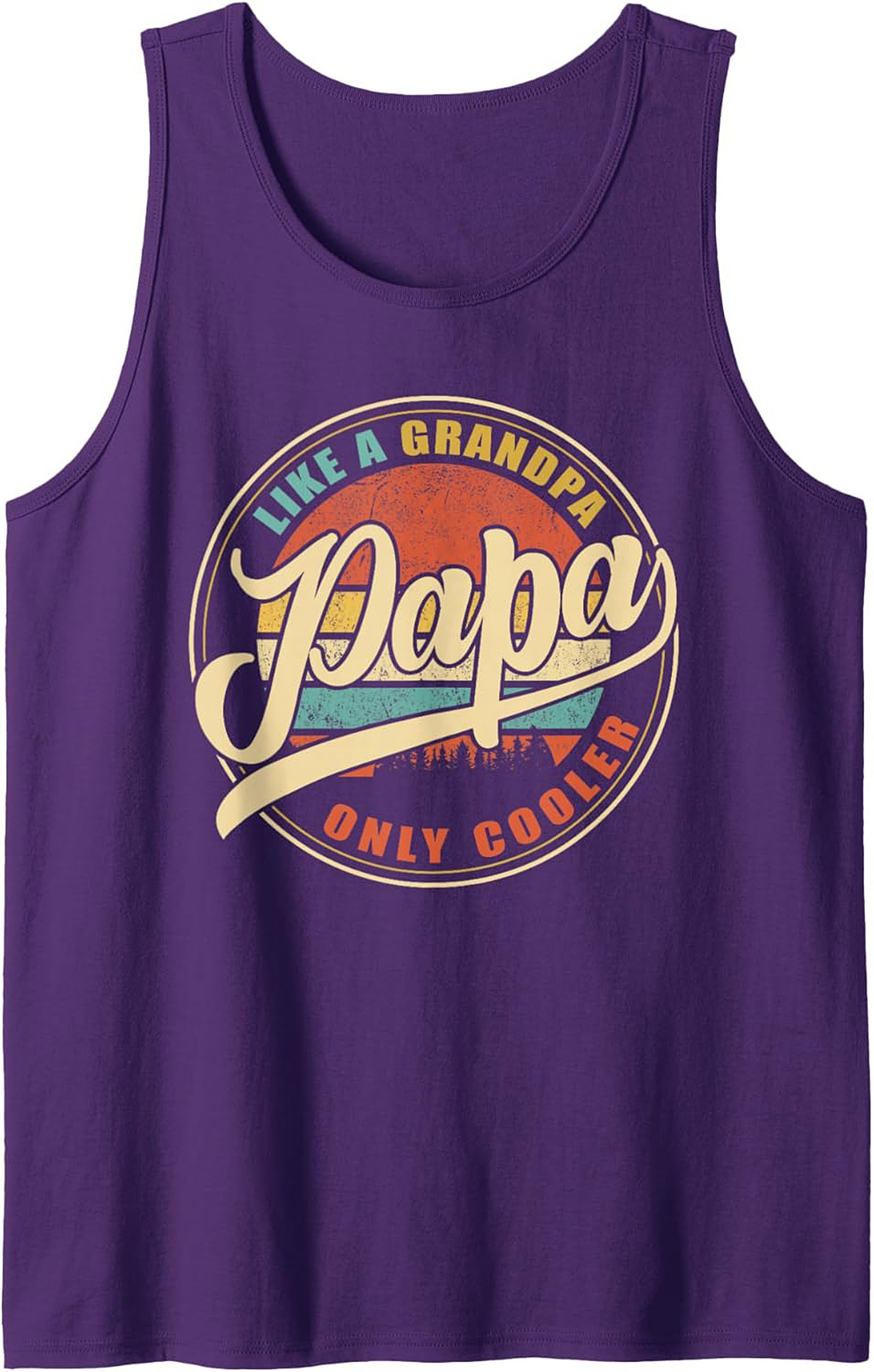 Cool Papa Tank Top Like a Grandpa, Only Cooler Gift