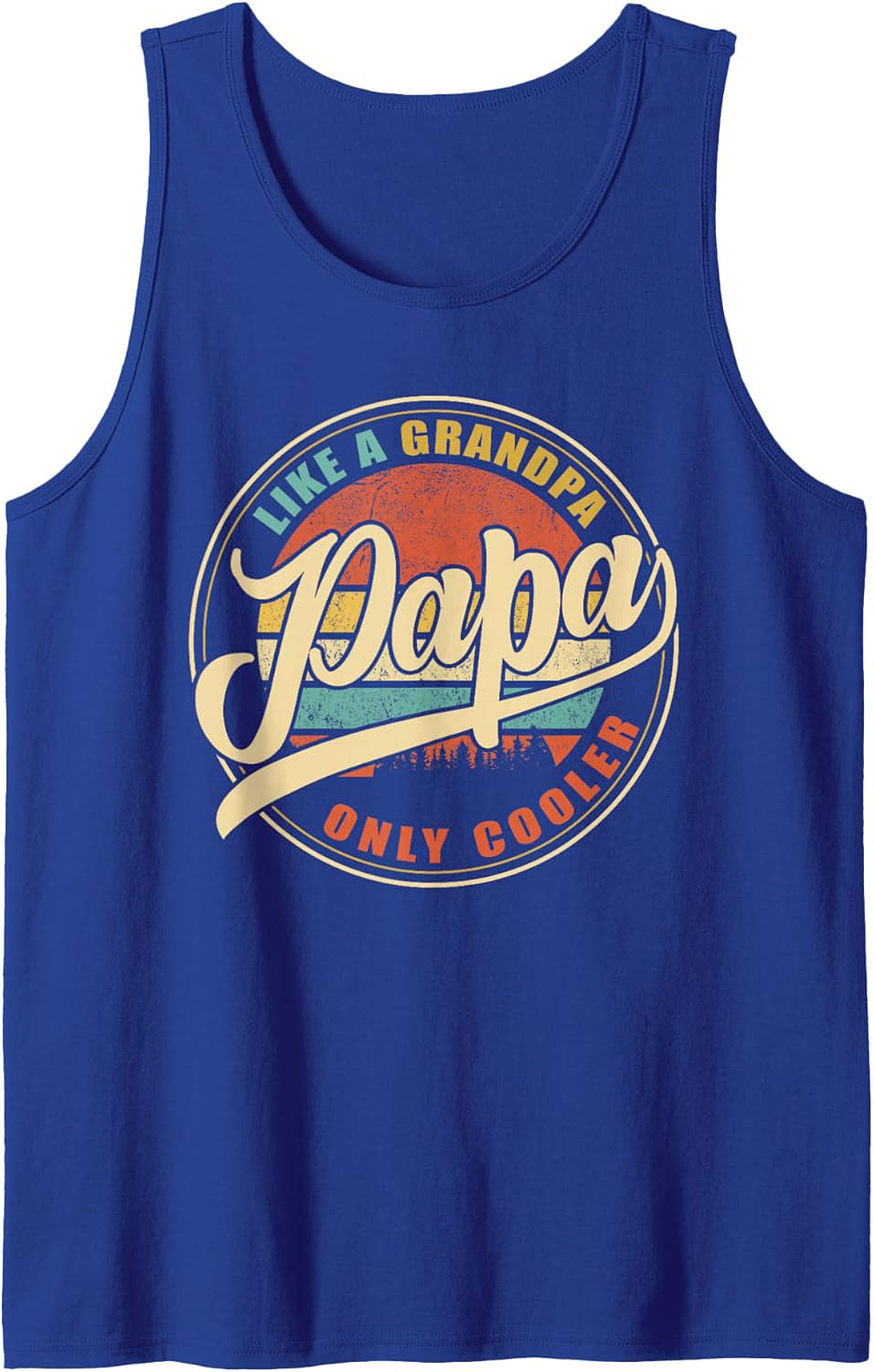Cool Papa Tank Top Like a Grandpa, Only Cooler Gift