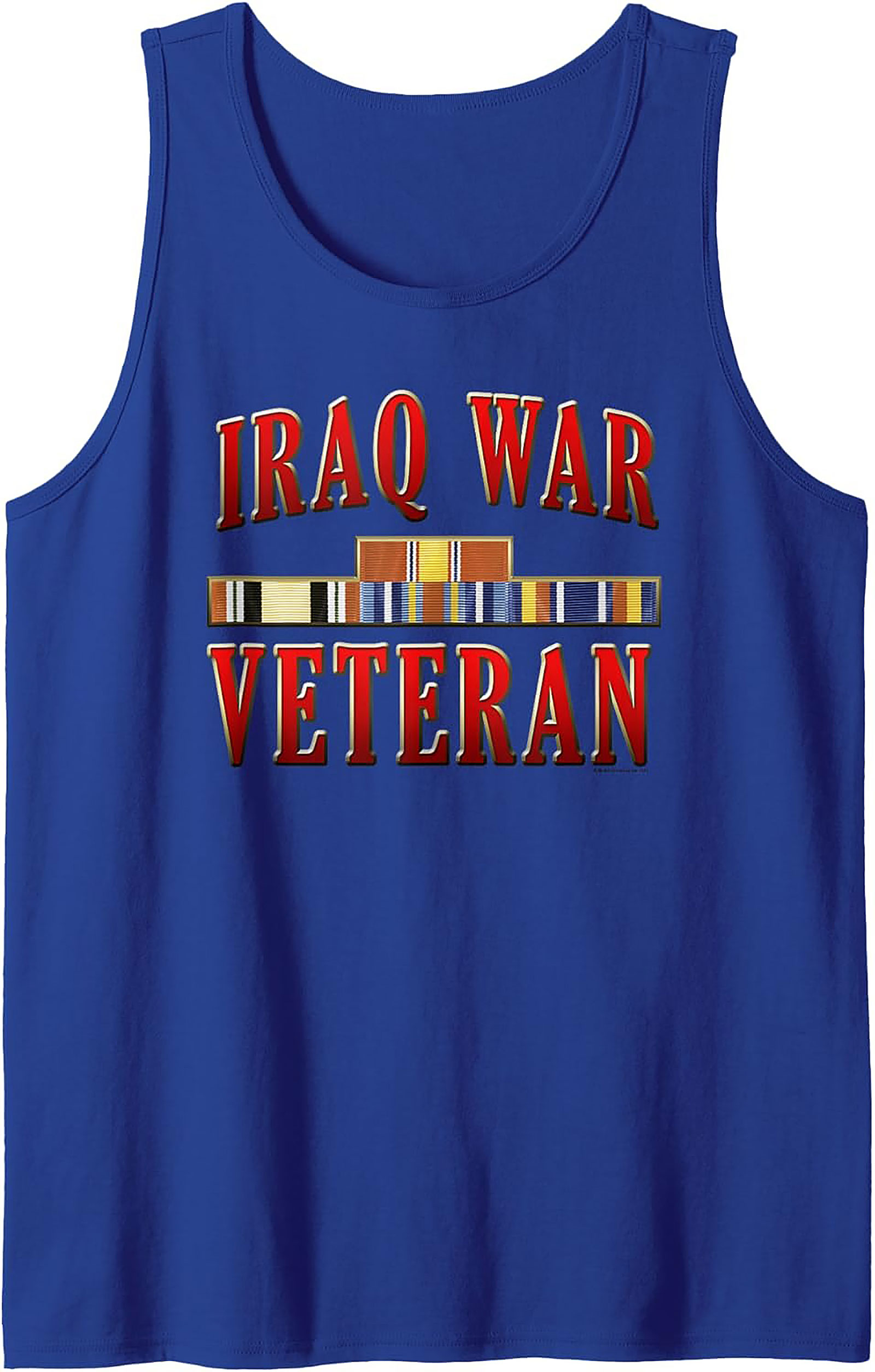 Iraq War Veteran Graphic Tank | Military Sleeveless Shirt
