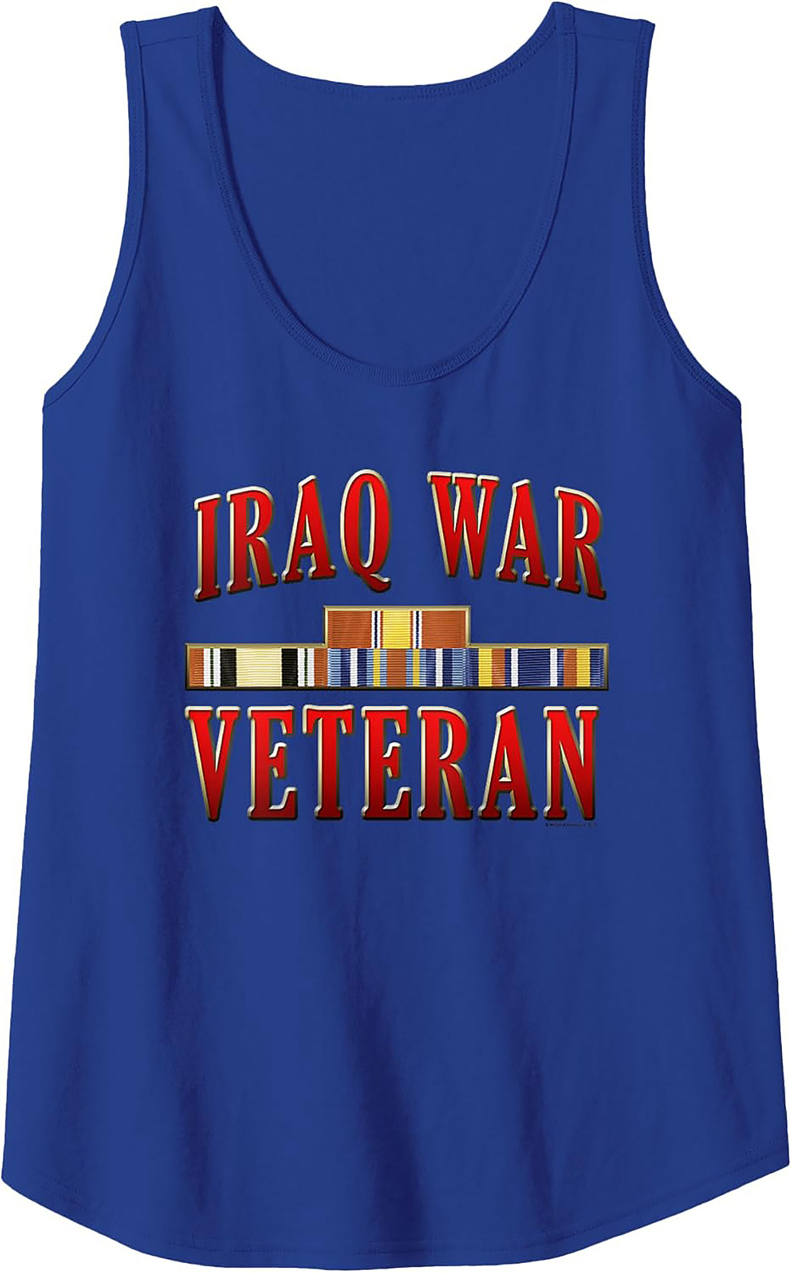 Iraq War Veteran Graphic Tank | Military Sleeveless Shirt