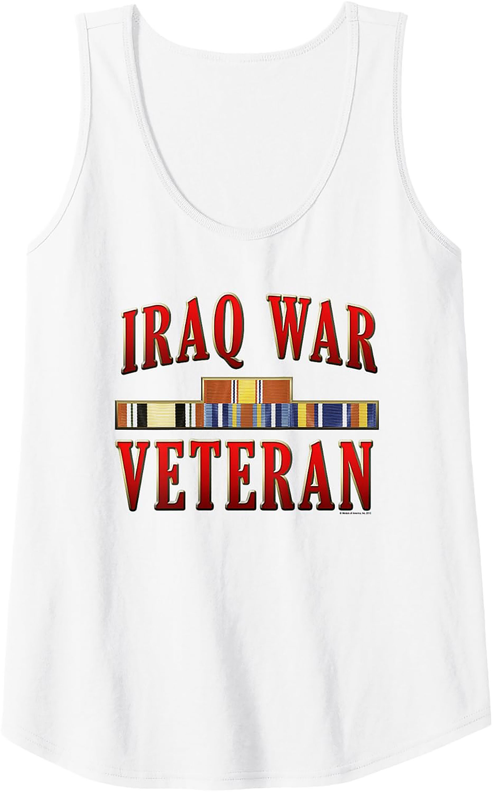 Iraq War Veteran Graphic Tank | Military Sleeveless Shirt