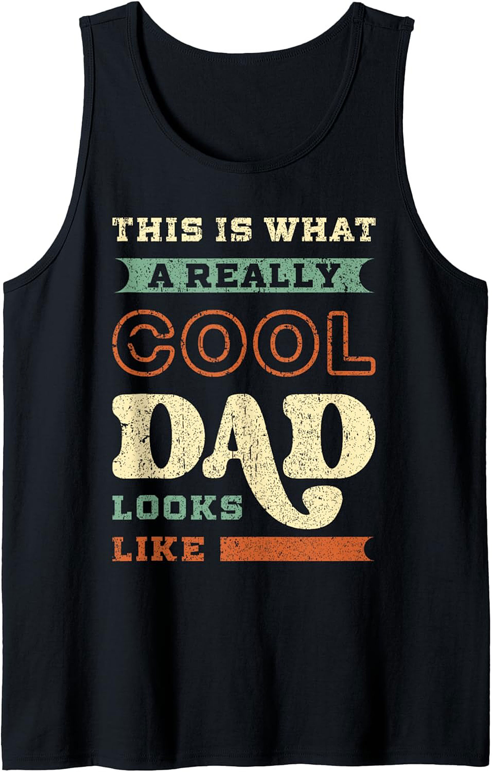 Cool Dad Graphic Tank Vintage Sleeveless Shirt Gift